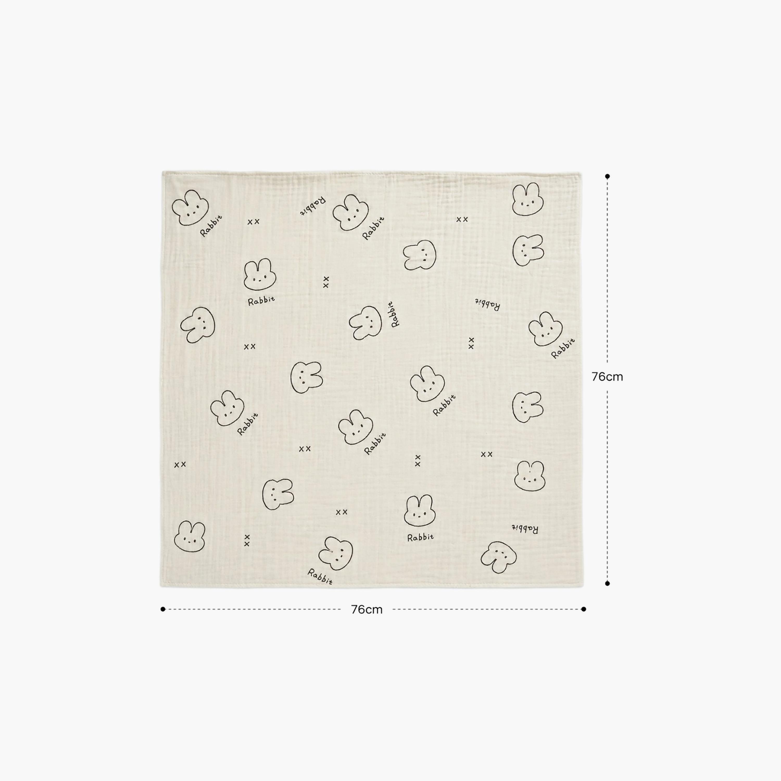 طقم منشفة مع غطاء رأس وقماط فائق التهوية من كيندر فالي-baby-bathandcare-towels-image-5