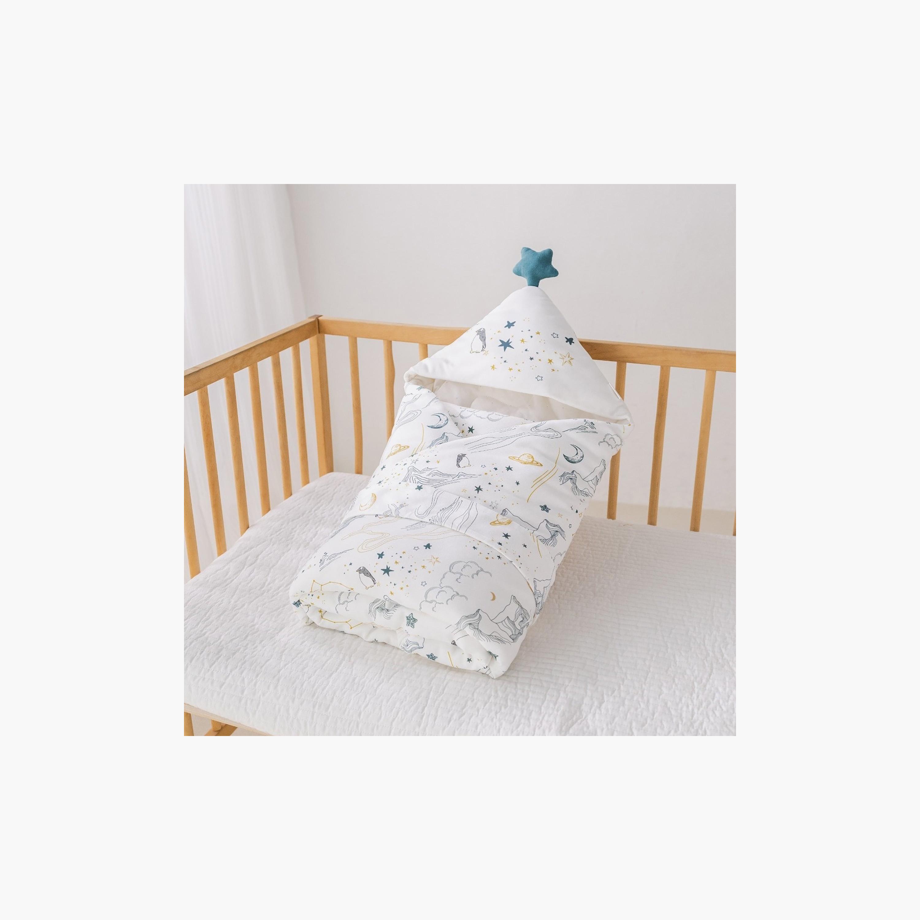 Kinder Valley Twinkle Premium Hooded Wrap-baby-nursery-blanketsandswaddles-receivingblankets-image-2