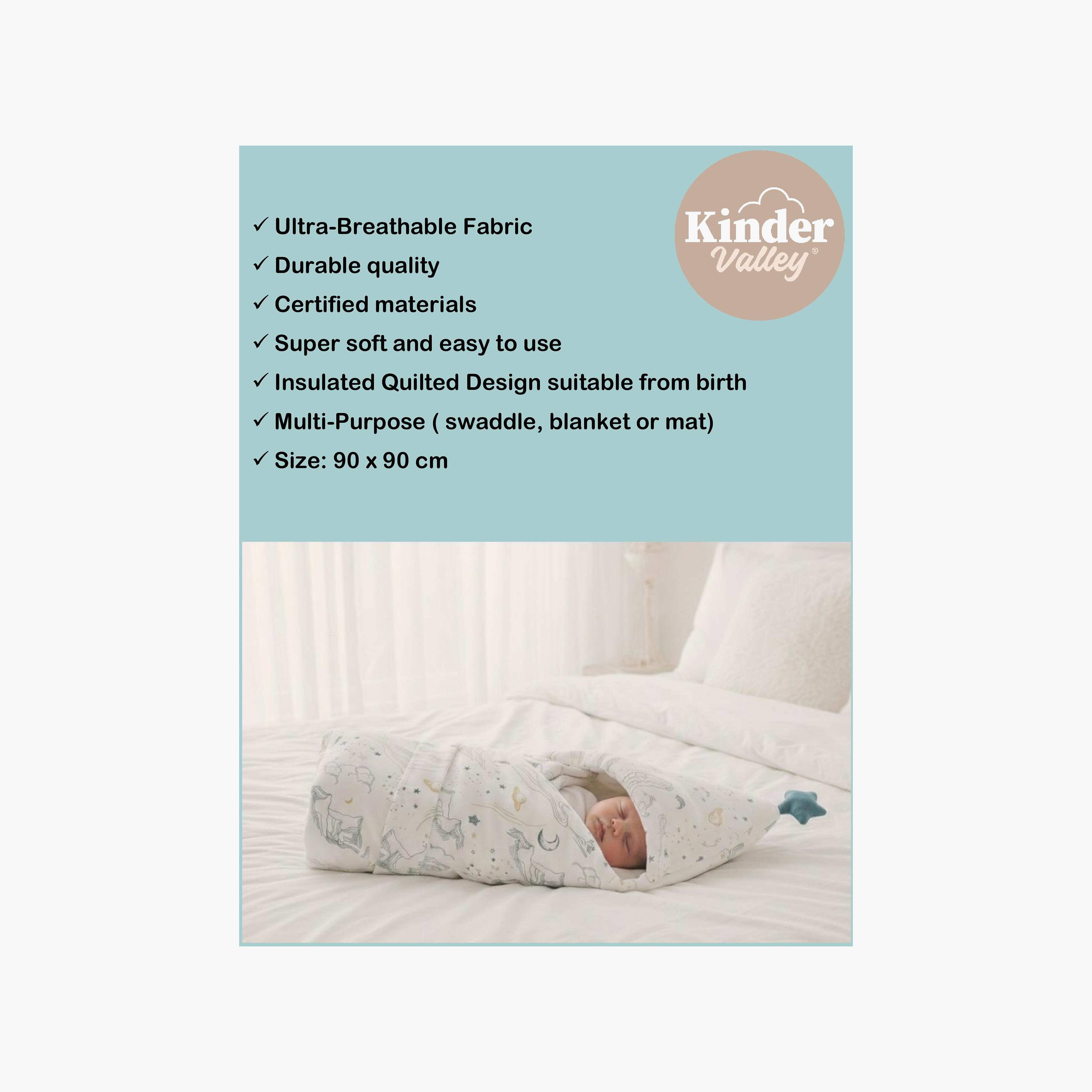 Kinder Valley Twinkle Premium Hooded Wrap-baby-nursery-blanketsandswaddles-receivingblankets-image-5