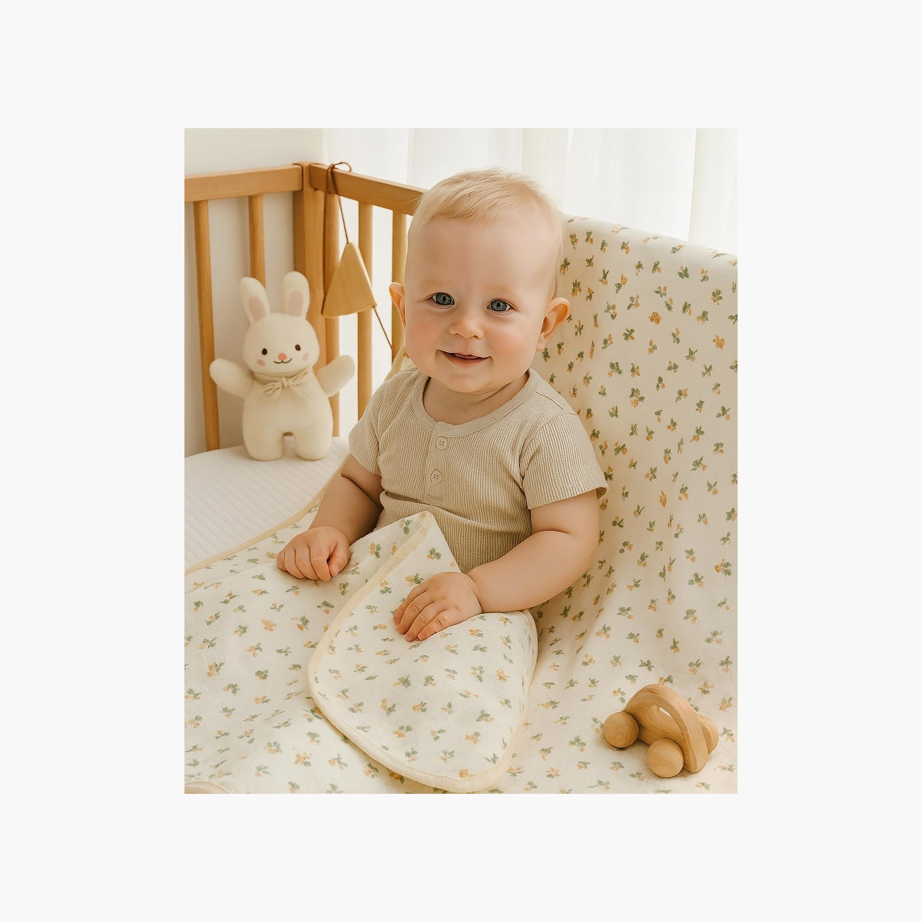 بطانية أطفال ناعمة موديل جاردن من كيندر فالي-baby-nursery-blanketsandswaddles-blanketsandquilts-image-3