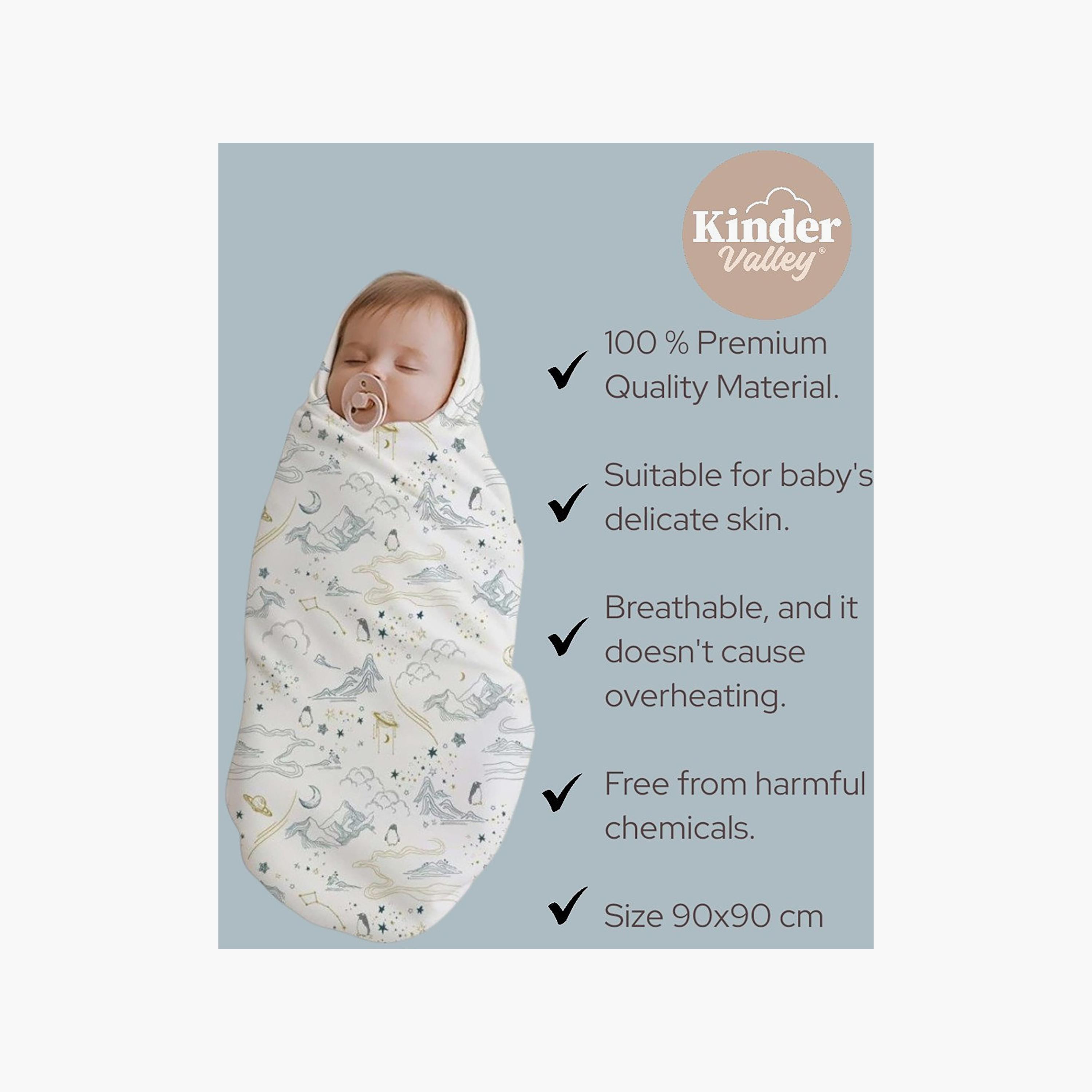 Kinder Valley Lunelle Swaddle Wrap-baby-nursery-blanketsandswaddles-receivingblankets-image-4