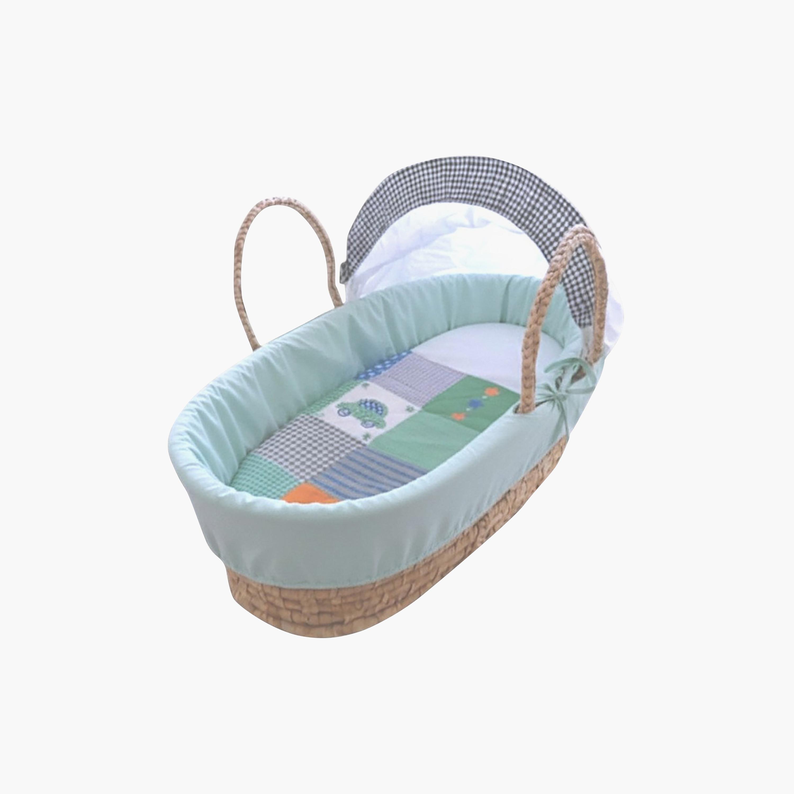 Kinder Valley Serenity Bloom Moses Basket with Canopy-baby-nursery-furniture-mosesbaskets-image-1