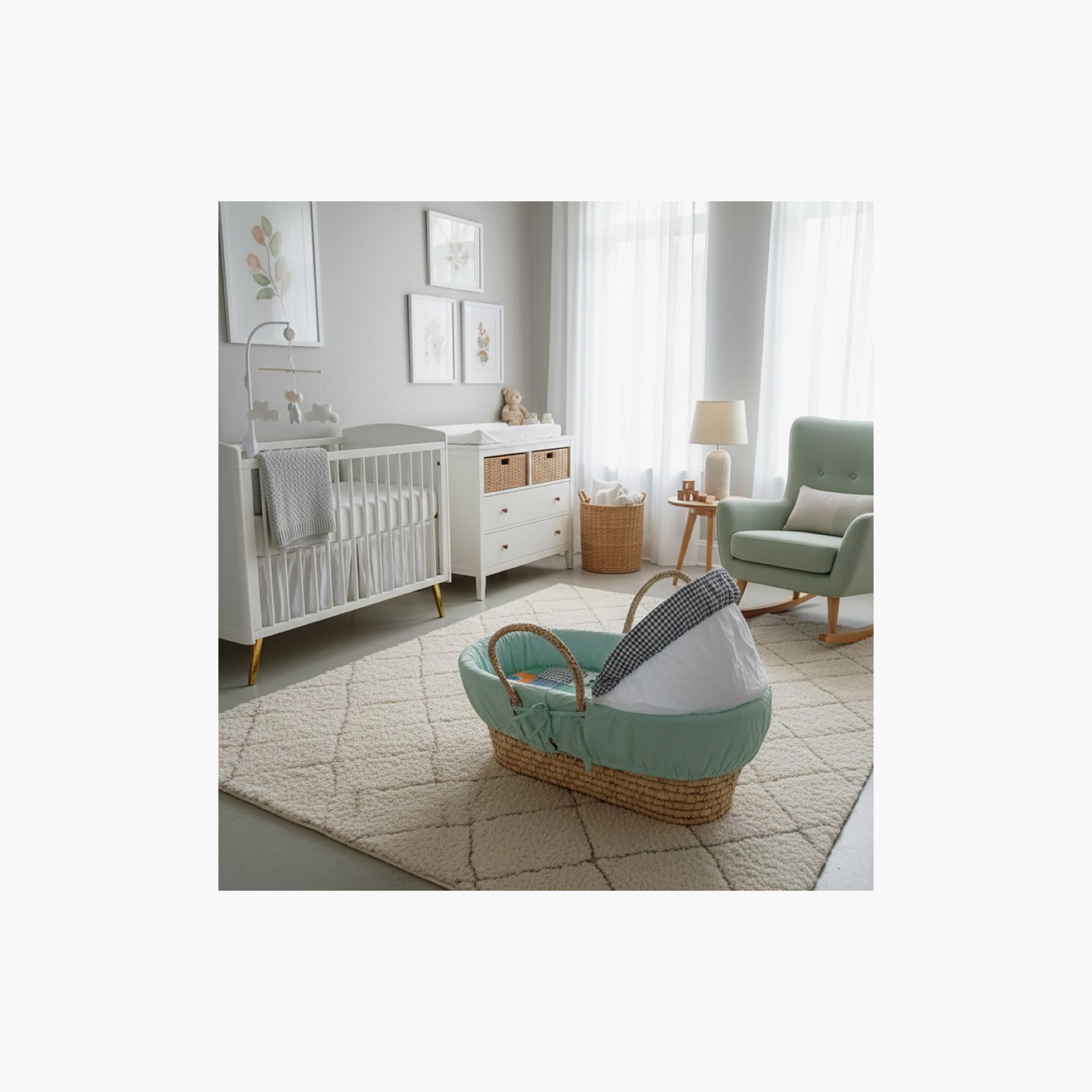 Kinder Valley Serenity Bloom Moses Basket with Canopy-baby-nursery-furniture-mosesbaskets-image-2