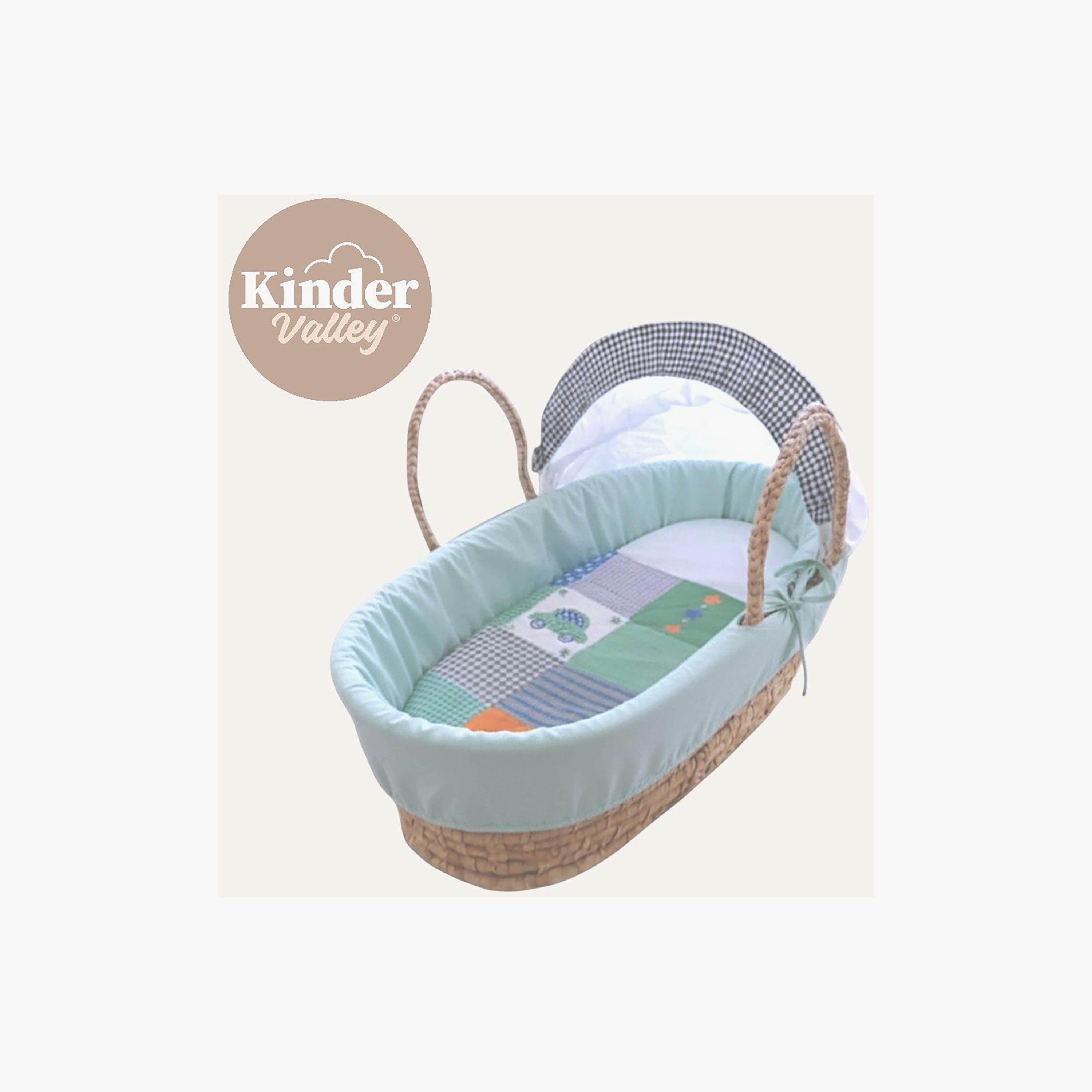 Kinder Valley Serenity Bloom Moses Basket with Canopy-baby-nursery-furniture-mosesbaskets-image-5