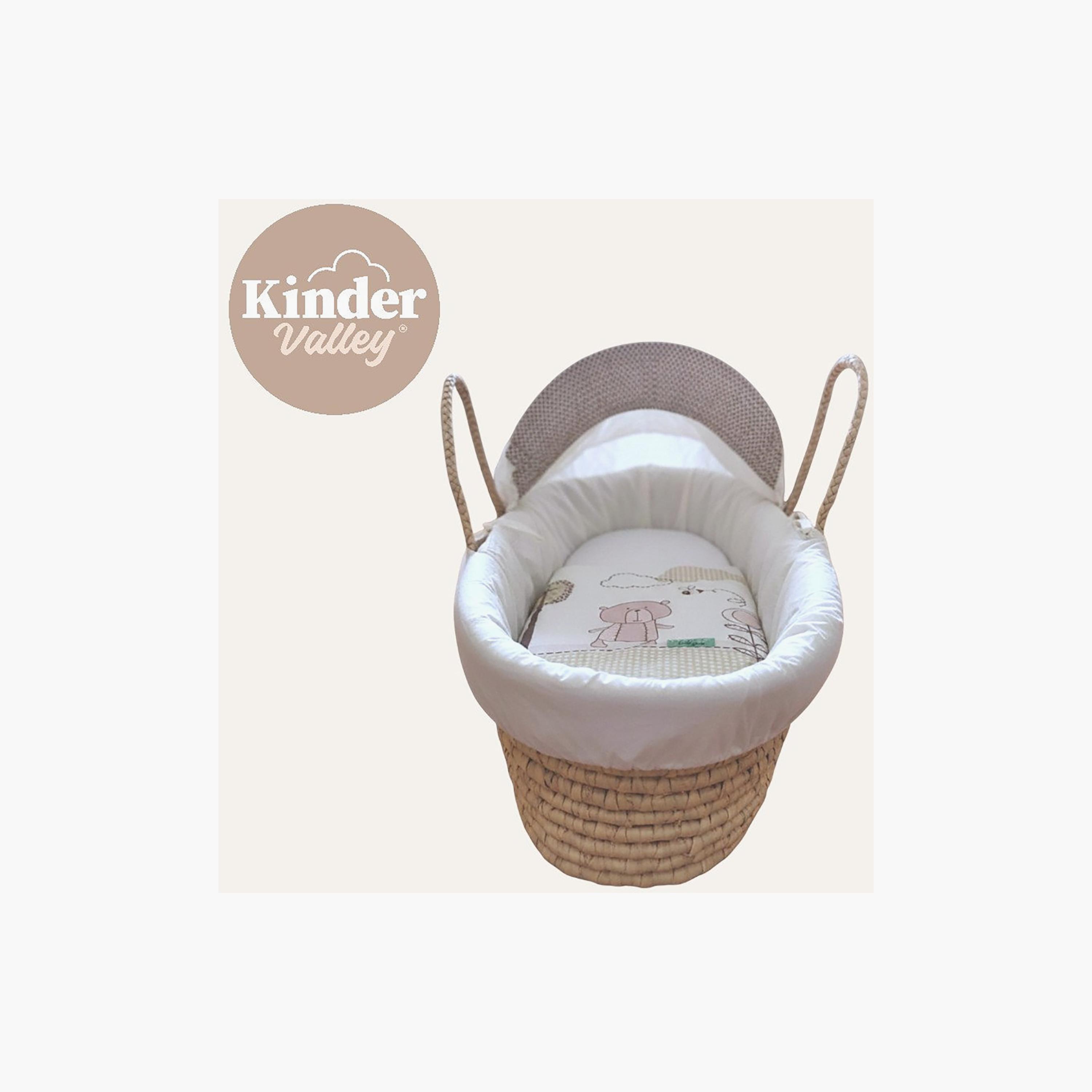 Kinder Valley Snuggle Bear Moses Basket with Canopy-baby-nursery-furniture-mosesbaskets-image-5