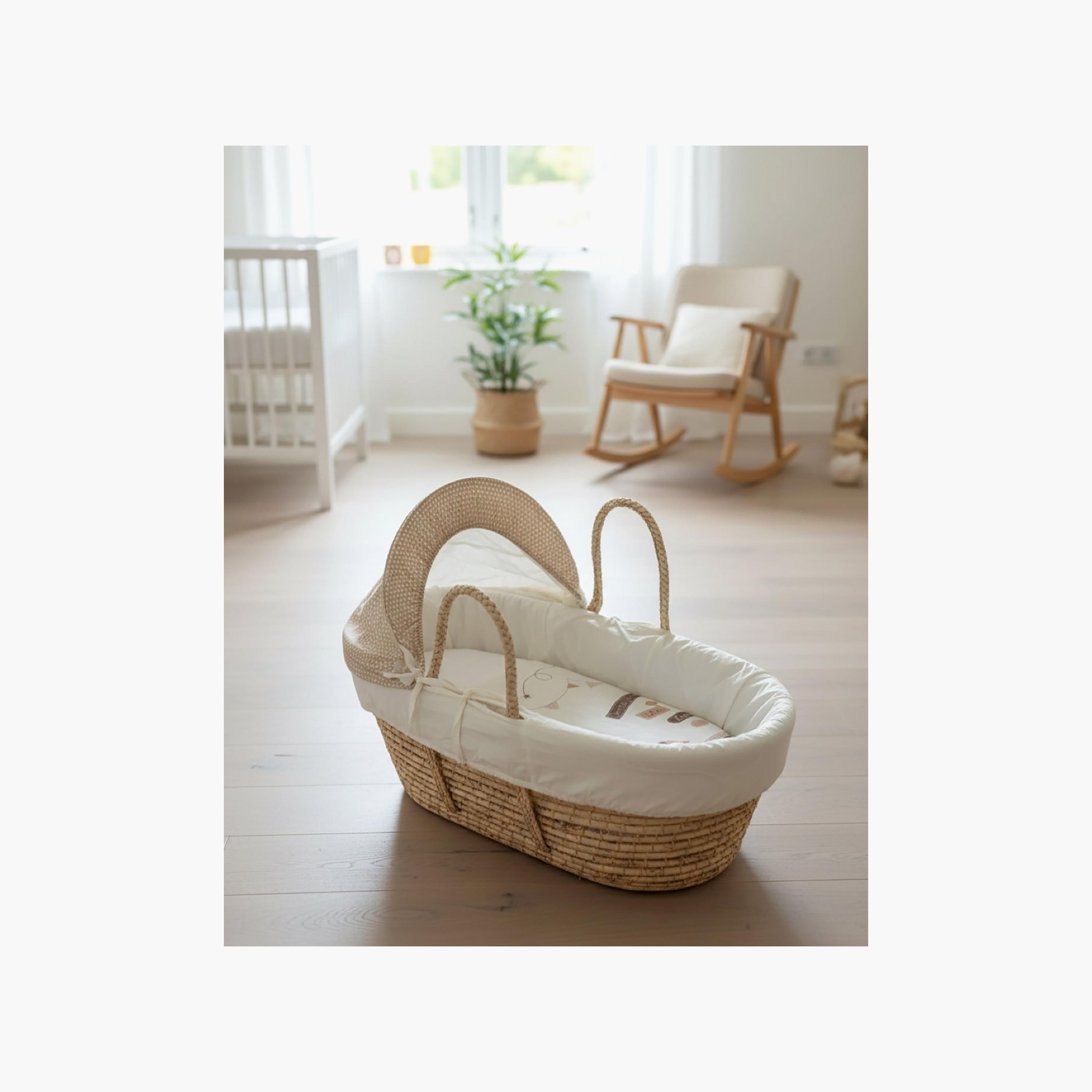 سلة موسى سفاري جيراف دريم مع غطاء مظلة من كيندر فالي-baby-nursery-furniture-mosesbaskets-image-2