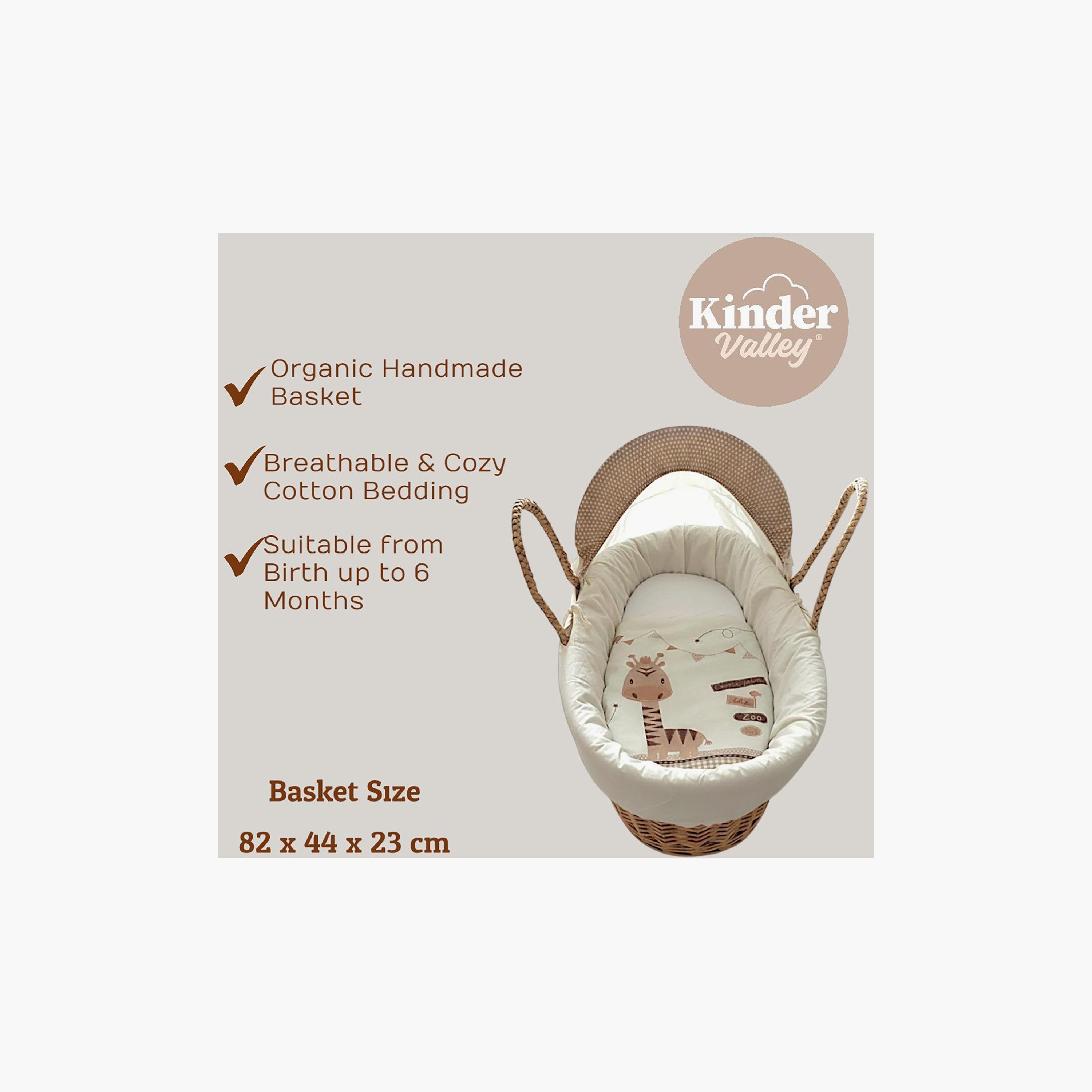 سلة موسى سفاري جيراف دريم مع غطاء مظلة من كيندر فالي-baby-nursery-furniture-mosesbaskets-image-4