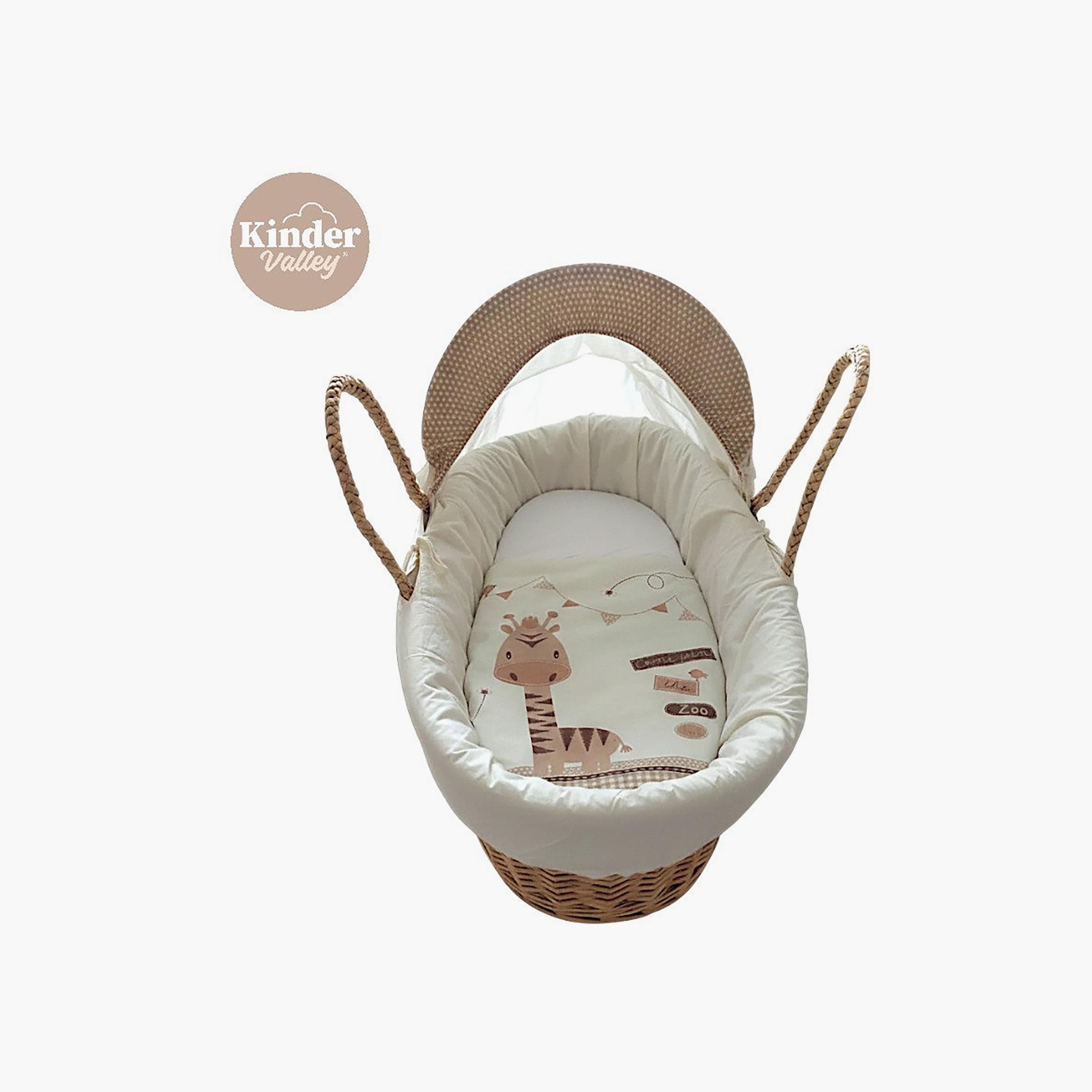 سلة موسى سفاري جيراف دريم مع غطاء مظلة من كيندر فالي-baby-nursery-furniture-mosesbaskets-image-5