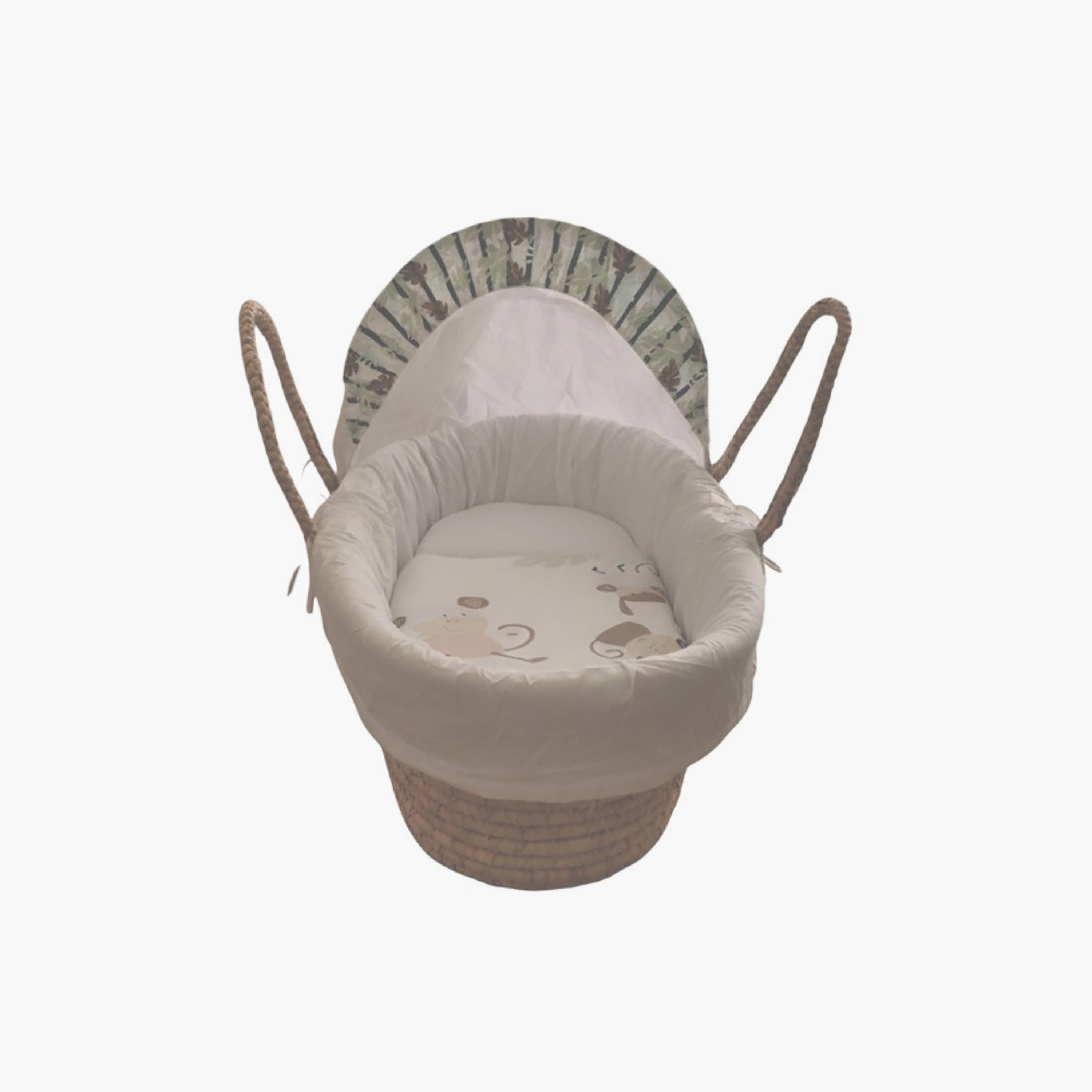 Kinder Valley Little Cheeky Moses Basket with Canopy-baby-nursery-furniture-mosesbaskets-image-1