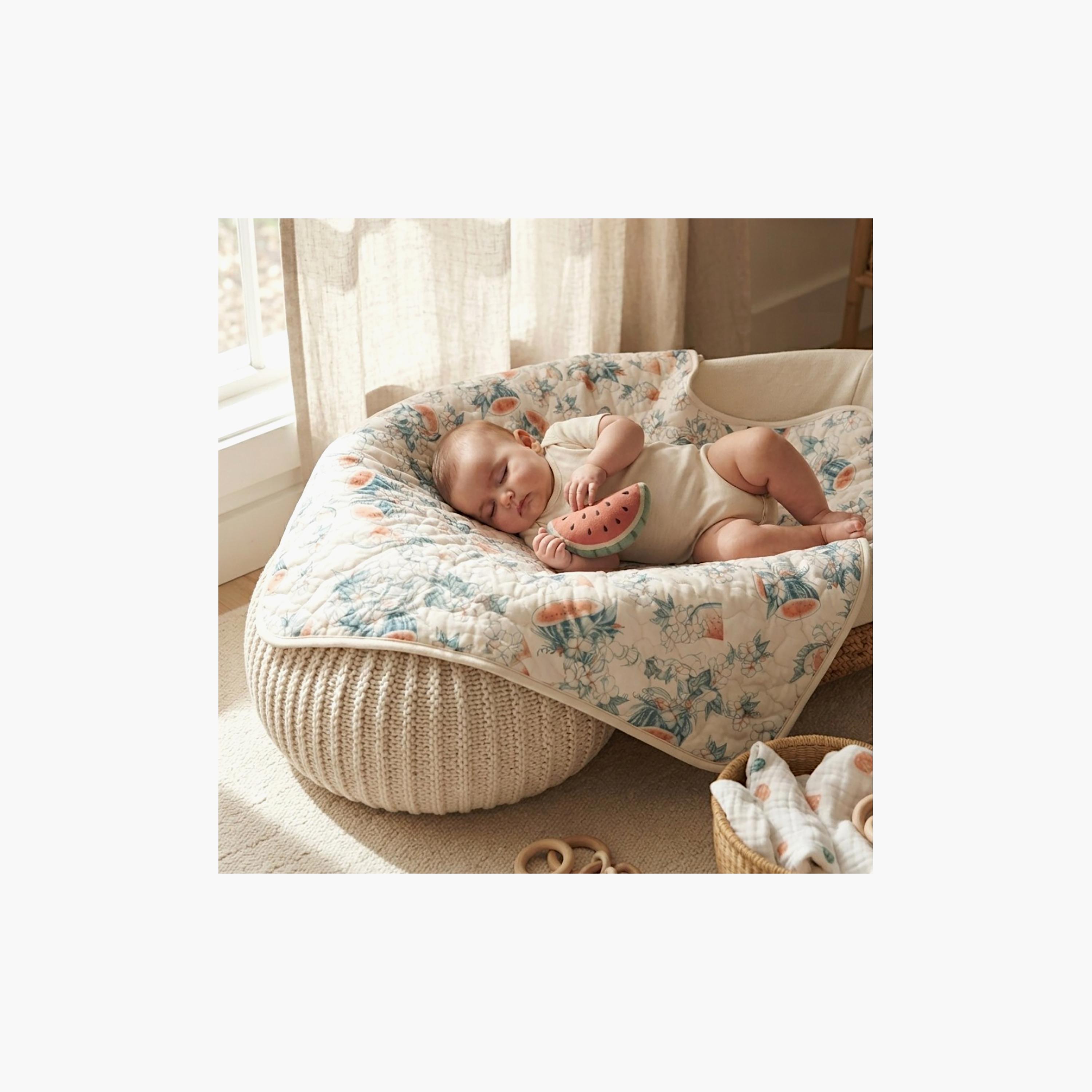 بطانية أطفال فاخرة طبعة البطيخ من كيندر فالي-baby-nursery-blanketsandswaddles-blanketsandquilts-image-2