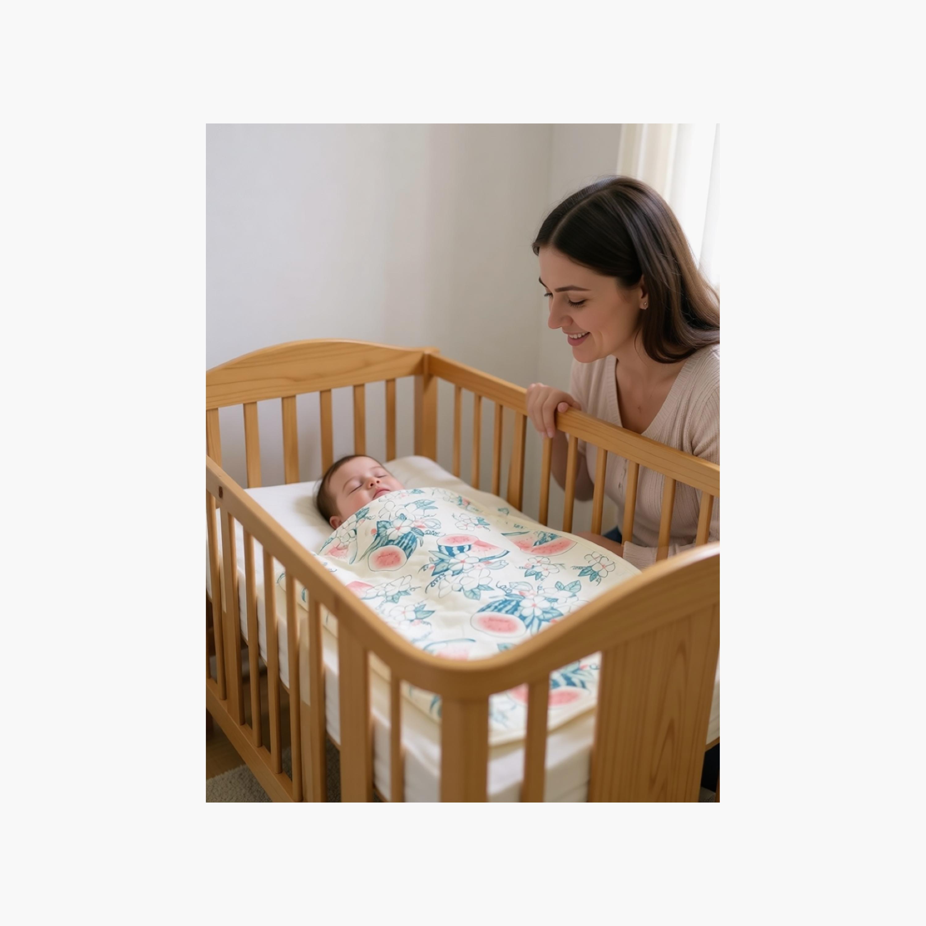 بطانية أطفال فاخرة طبعة البطيخ من كيندر فالي-baby-nursery-blanketsandswaddles-blanketsandquilts-image-5