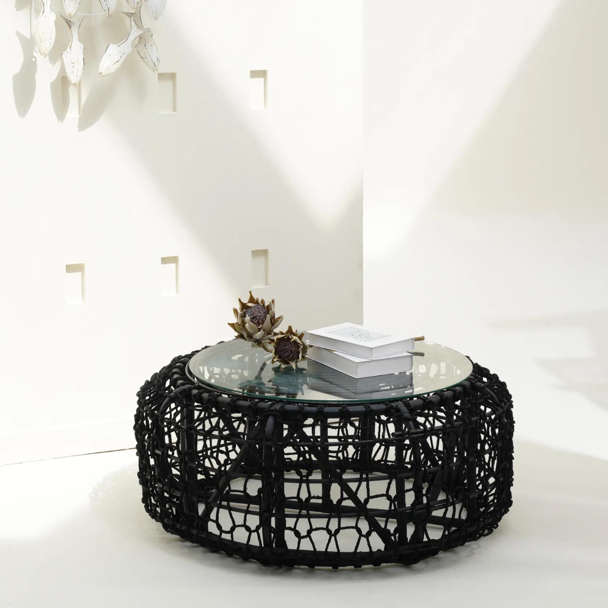 Smile Glass Top Coffee Table