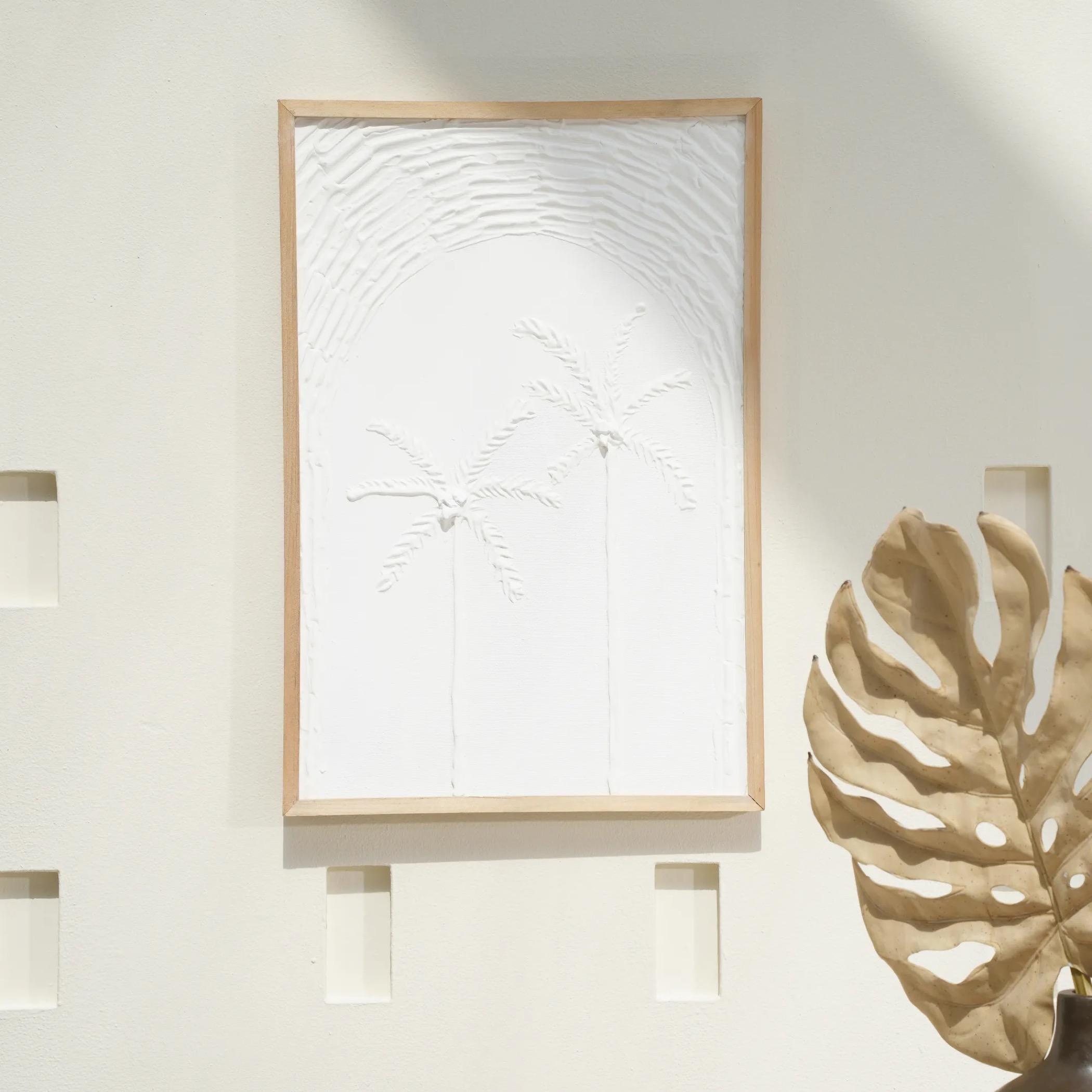 Texture Framed Canvas Wall Art - 40x60 cm