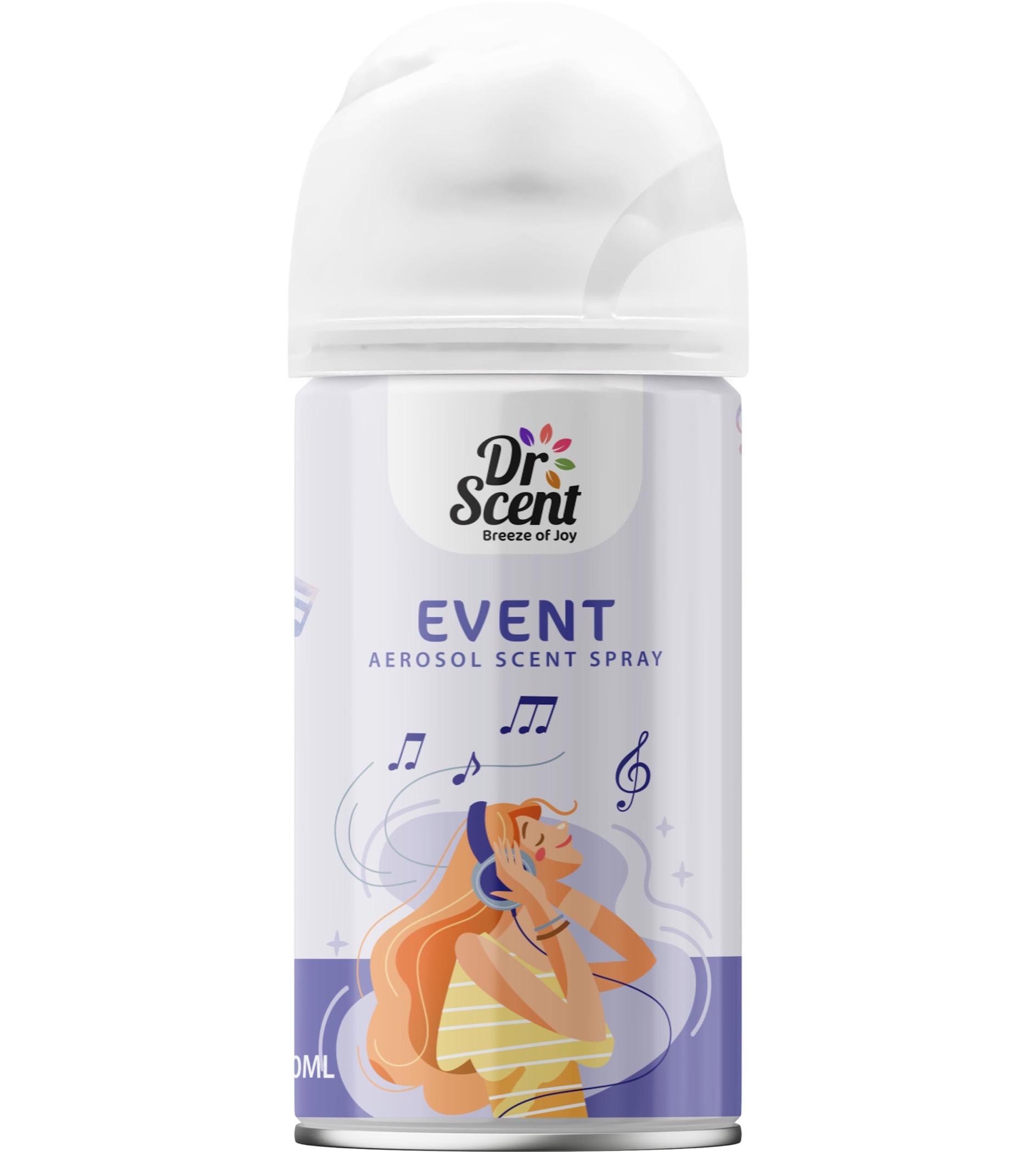 Dr Scent 2-Piece Breeze of Joy Event Aerosol Scented Home Spray Set - 300 ml