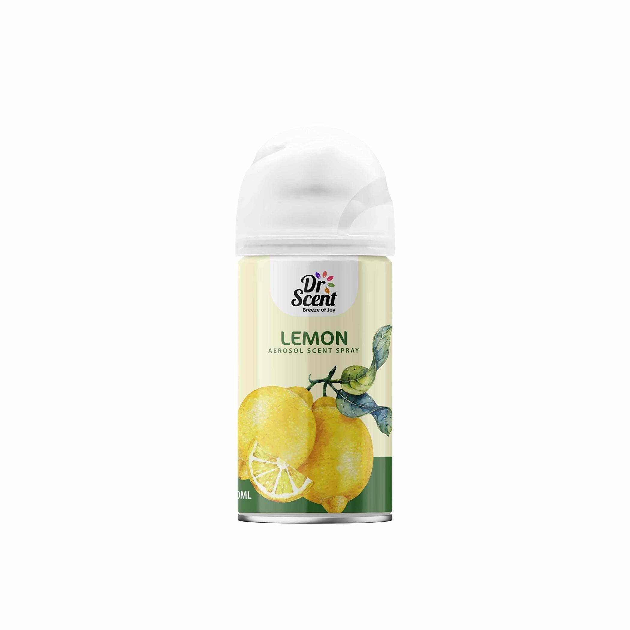 Dr Scent 2-Piece Breeze of Joy Lemon Aerosol Scented Home Spray Set - 300 ml