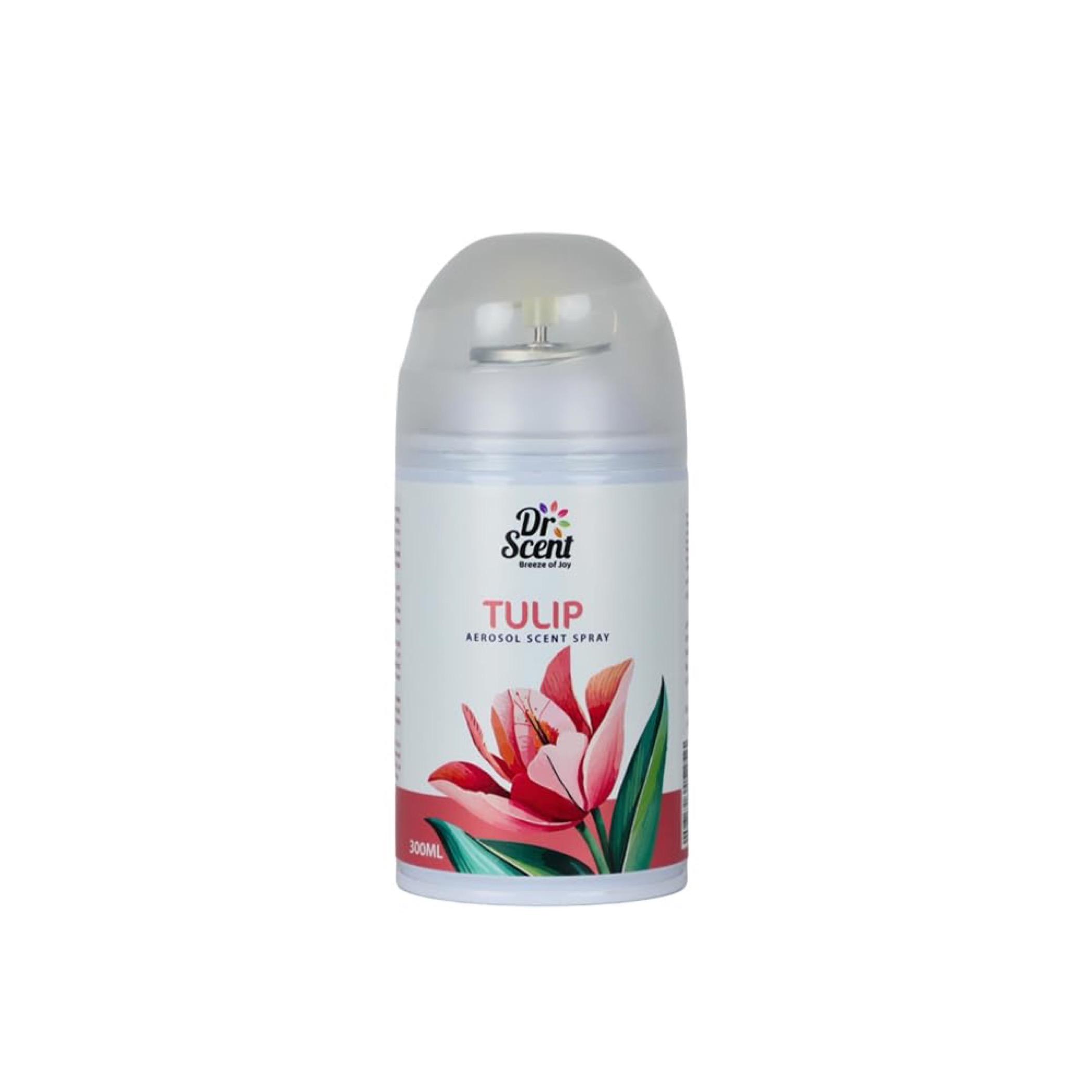 Dr Scent 2-Piece Breeze of Joy Tulip Aerosol Air Freshener Spray Set - 300 ml