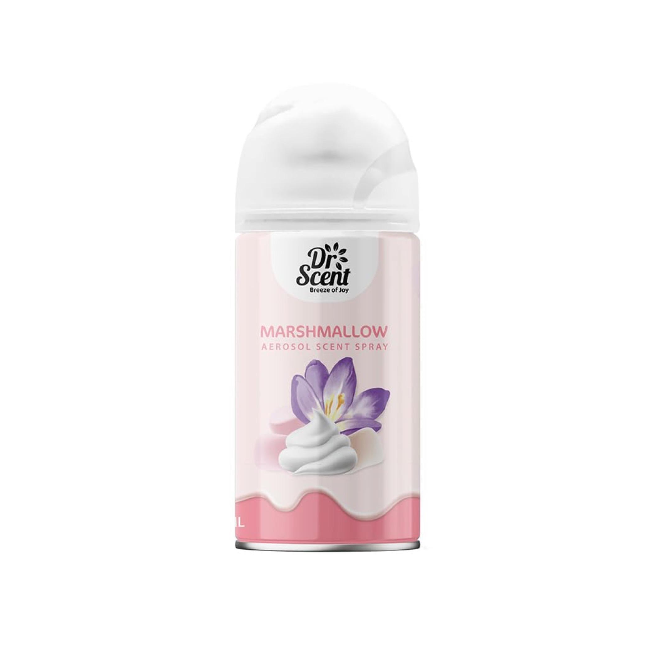 Dr Scent 2-Piece Breeze of Joy Marshmallow Aerosol Air Freshener Spray Set - 300 ml