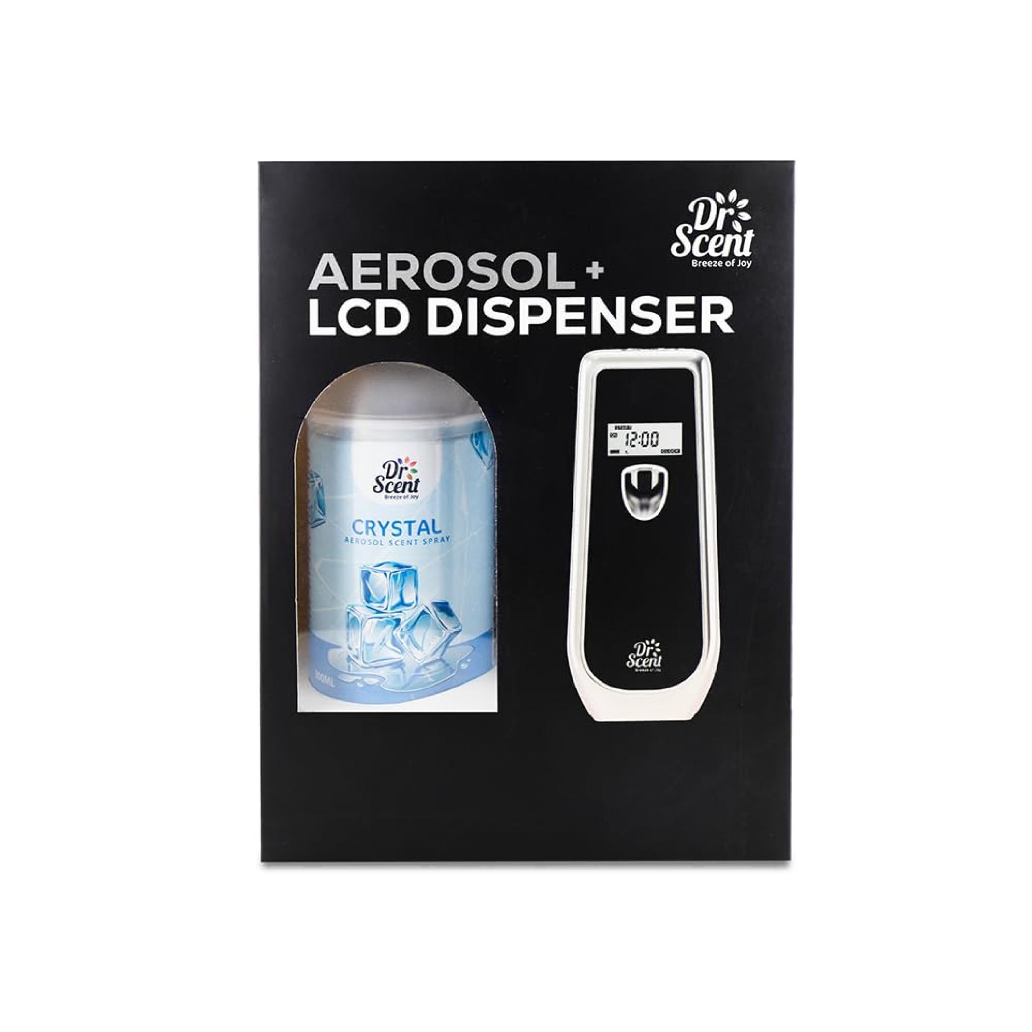 Dr Scent Breeze of Joy Crystal LED Dispenser and Aerosol Spray - 300 ml