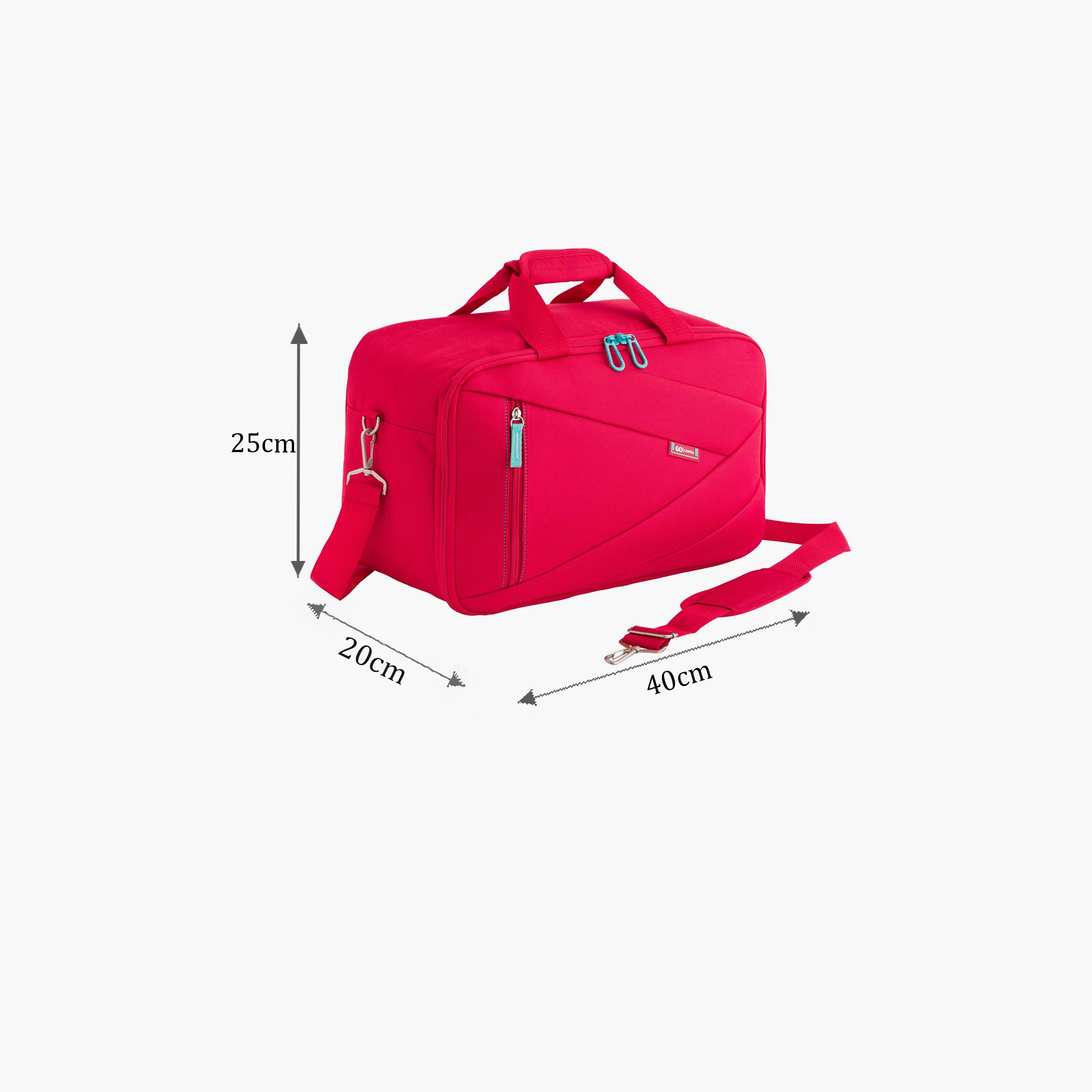 Carpisa Roadmate Go Fw Plain Double Handle Duffel Bag with Zipper and Detachable Strap | 40 X 25 X 20 CM-men-bags-image-2