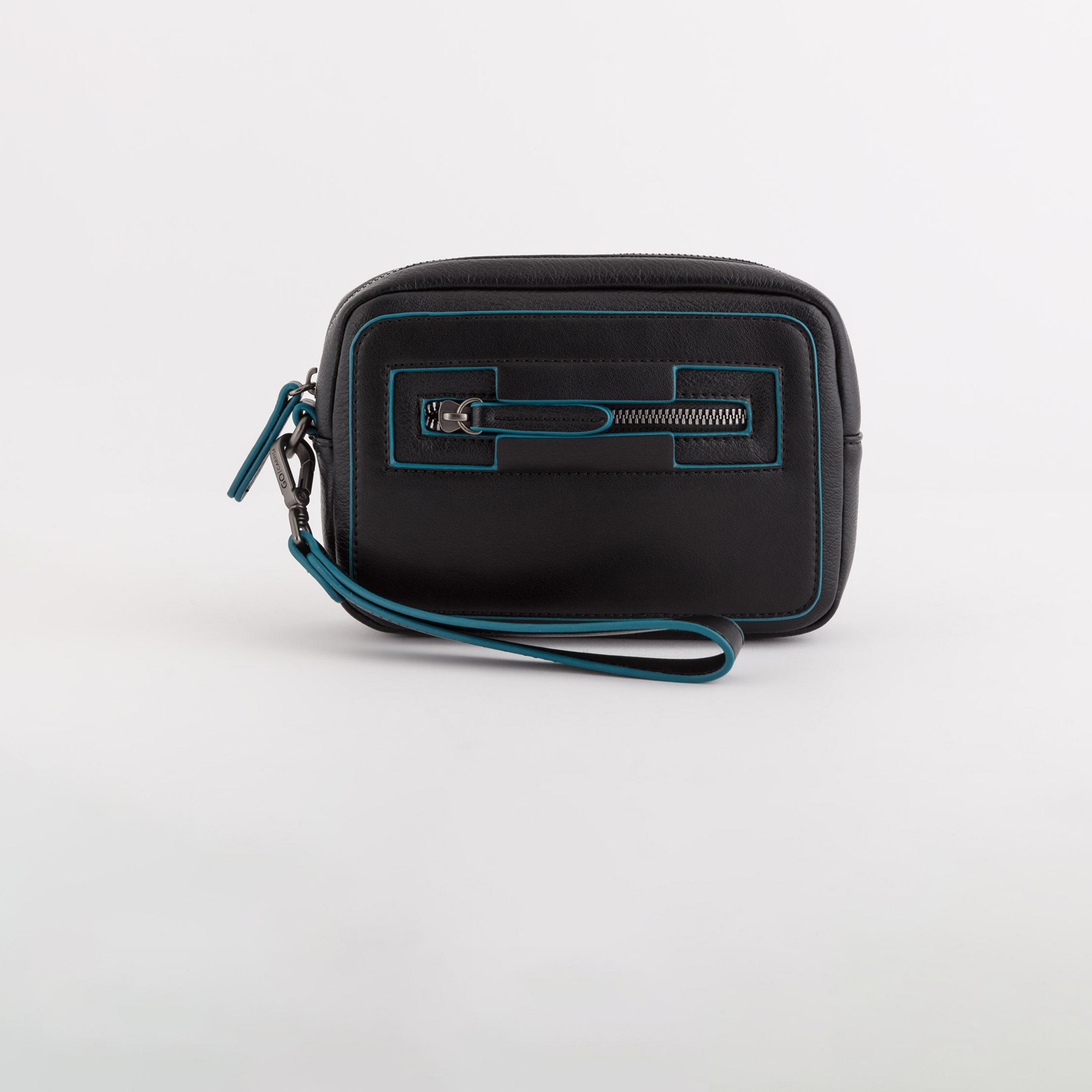 Carpisa Mate Pro Color Block Wristlet Pouch with Zipper | 19 X 13 X 5 CM-men-bags-image-1