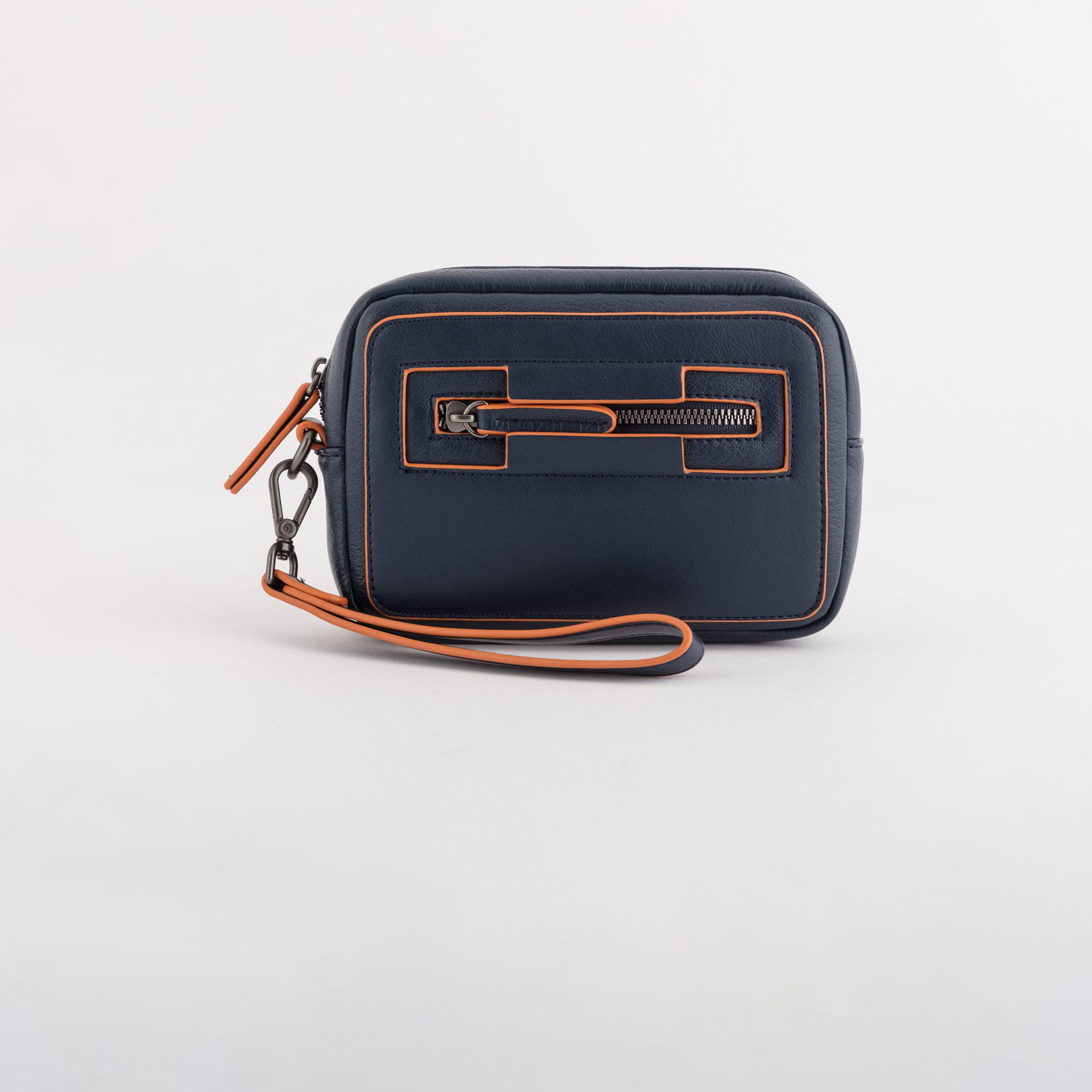 Carpisa Mate Pro Color Block Wristlet Pouch with Zipper | 19 X 13 X 5 CM-men-bags-image-1