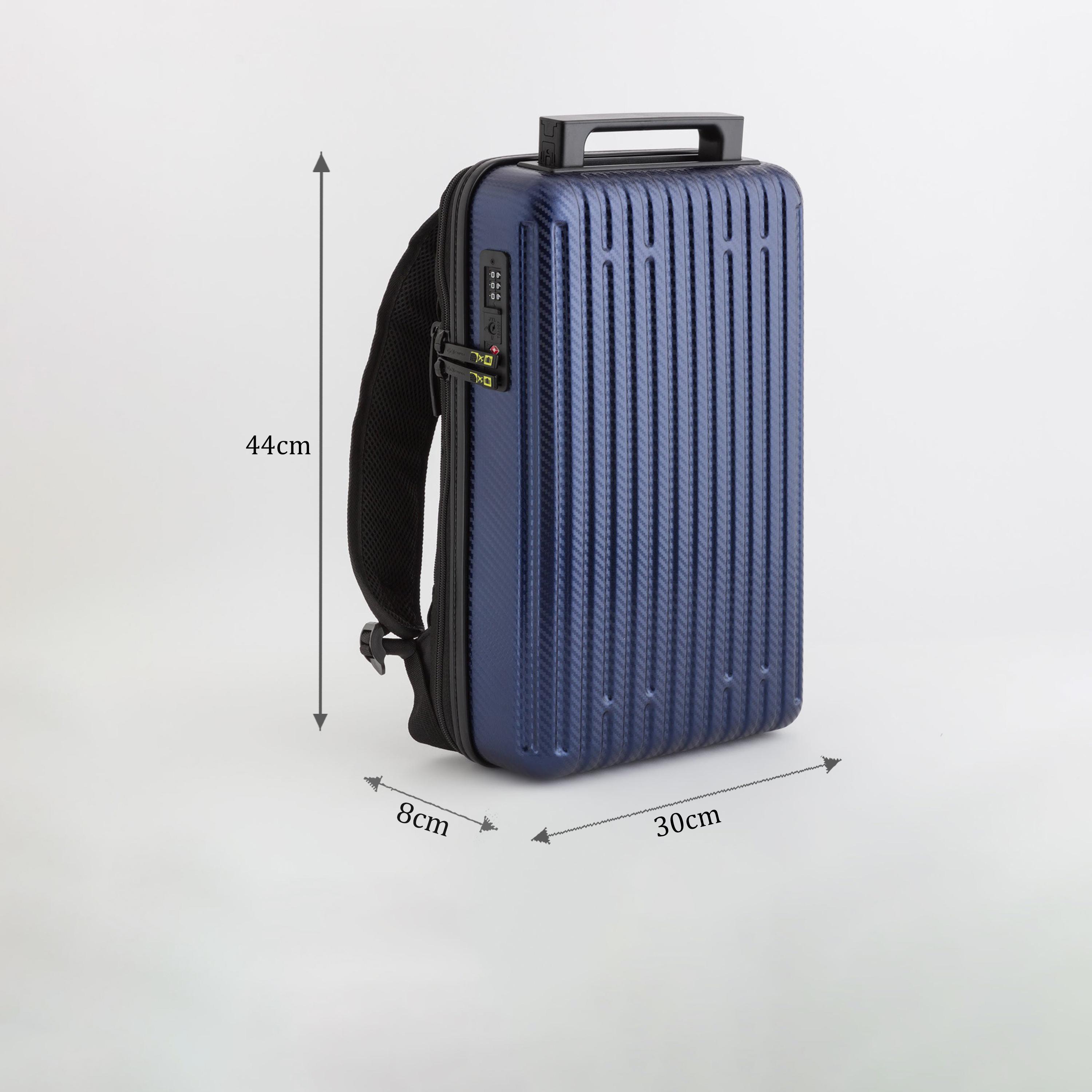 Carpisa Carbon-Lux Pro Textured Top Handle Laptop Bag with Zipper and Adjustable Strap | 30 X 44 X 8 CM-men-bags-image-2