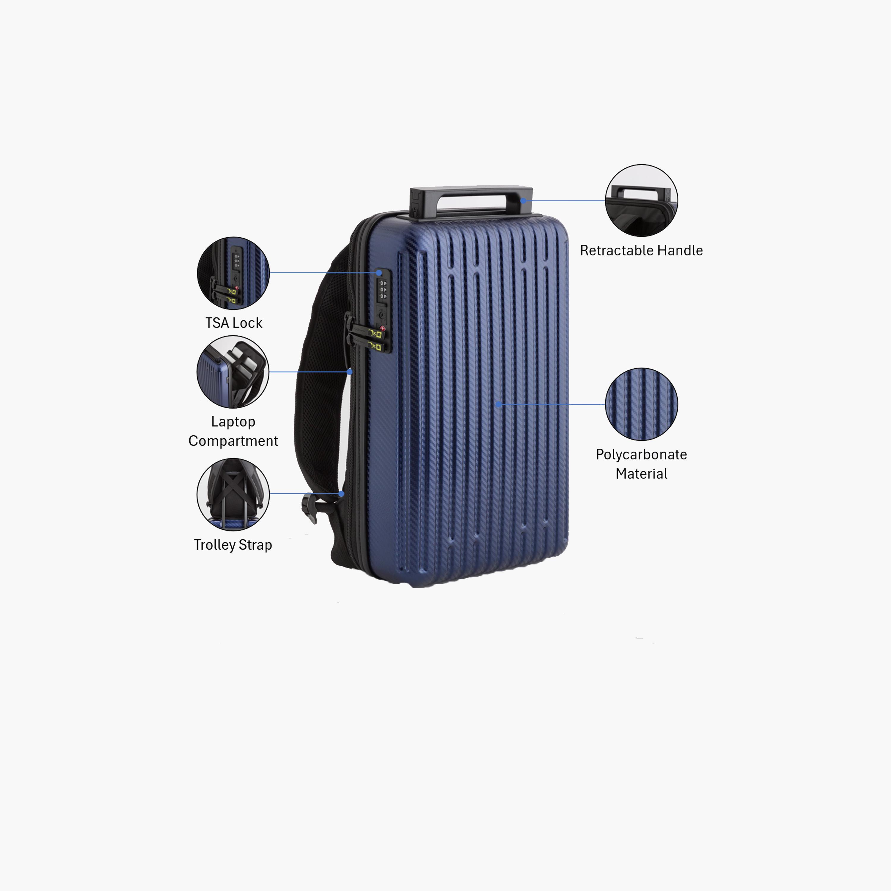 Carpisa Carbon-Lux Pro Textured Top Handle Laptop Bag with Zipper and Adjustable Strap | 30 X 44 X 8 CM-men-bags-image-3