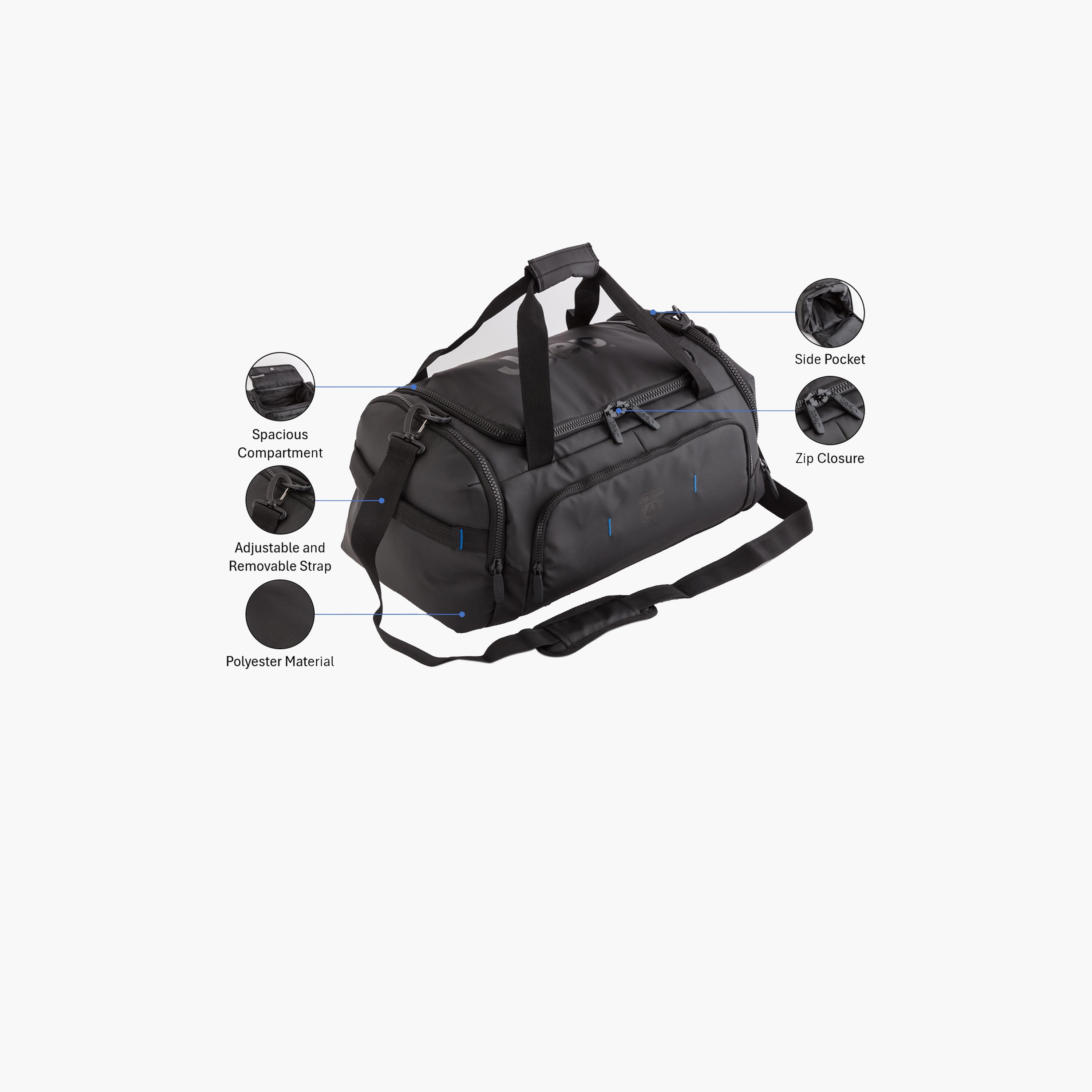 Carpisa Midtown Jeep Printed Double Handle Duffel Bag with Zipper and Detachable Strap | 54 X 28 X 26 CM-men-bags-image-3
