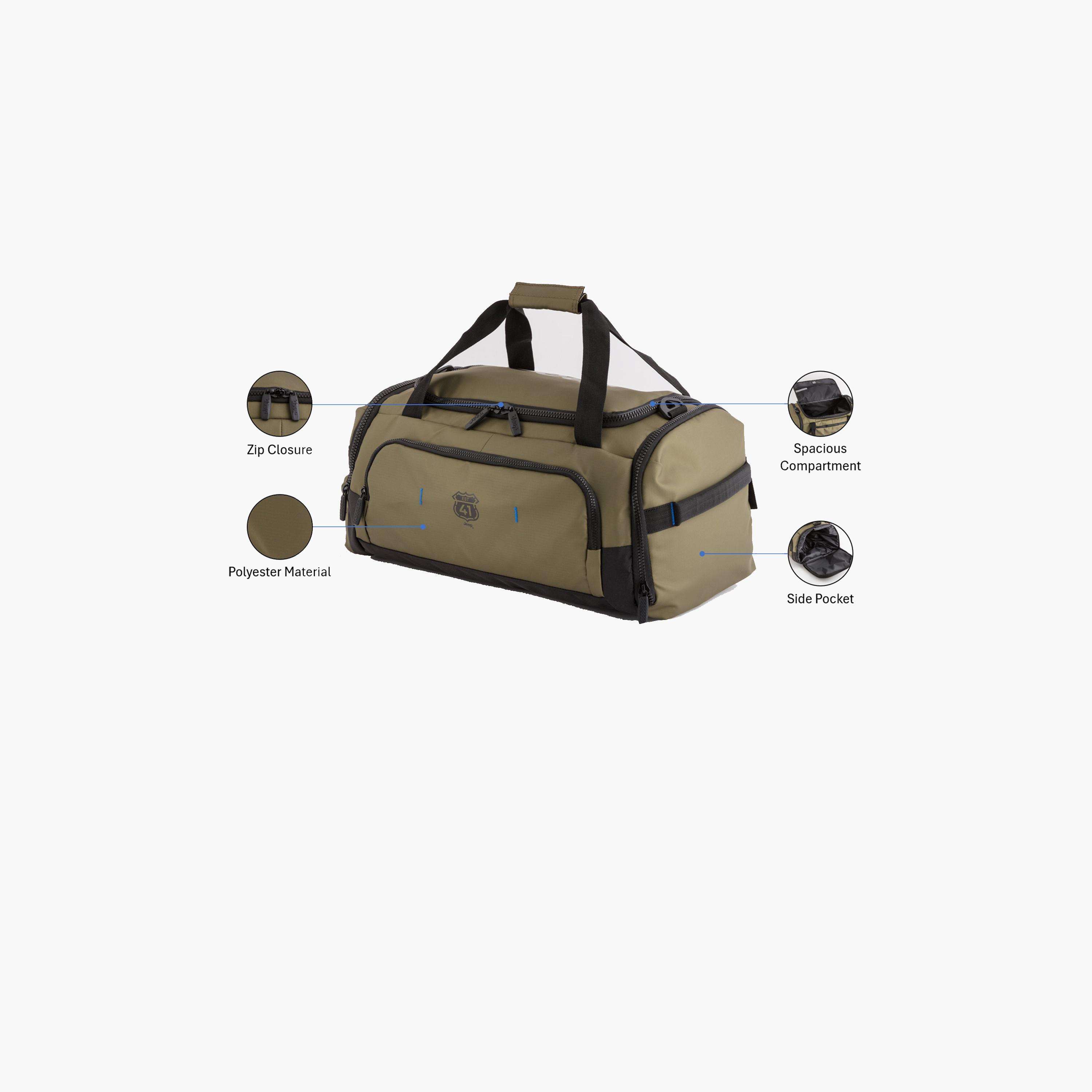 Carpisa Midtown Jeep Printed Double Handle Duffel Bag with Zipper and Detachable Strap | 54 X 28 X 26 CM-men-bags-image-3