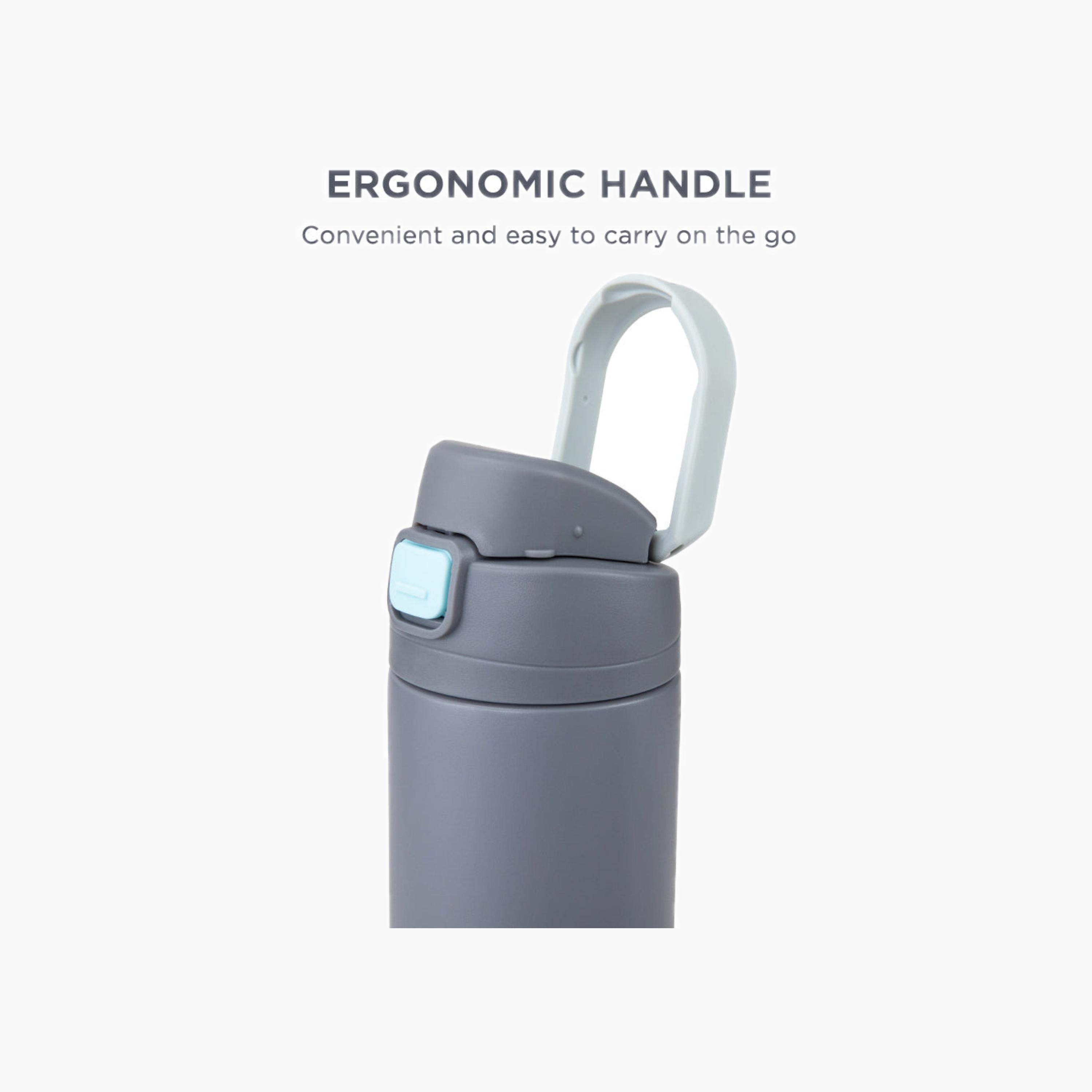 قارورة مياه سادة ستانليس ستيل بفوهة وغطاء قلاب من هايدروبرو - 720 مل-school-waterbottles-image-4