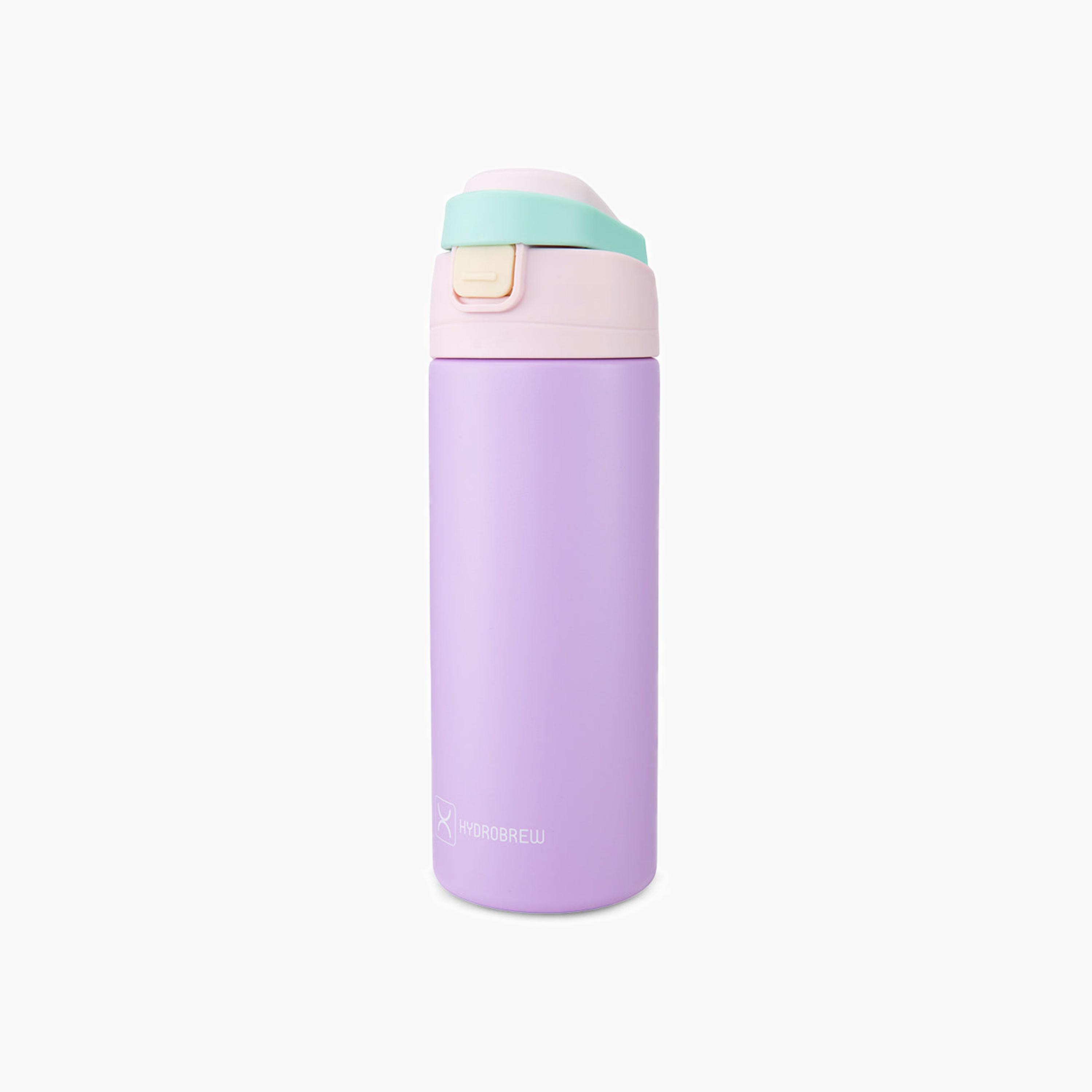 قارورة مياه سادة ستانليس ستيل بفوهة وغطاء قلاب من هايدروبرو - 720 مل-school-waterbottles-image-1