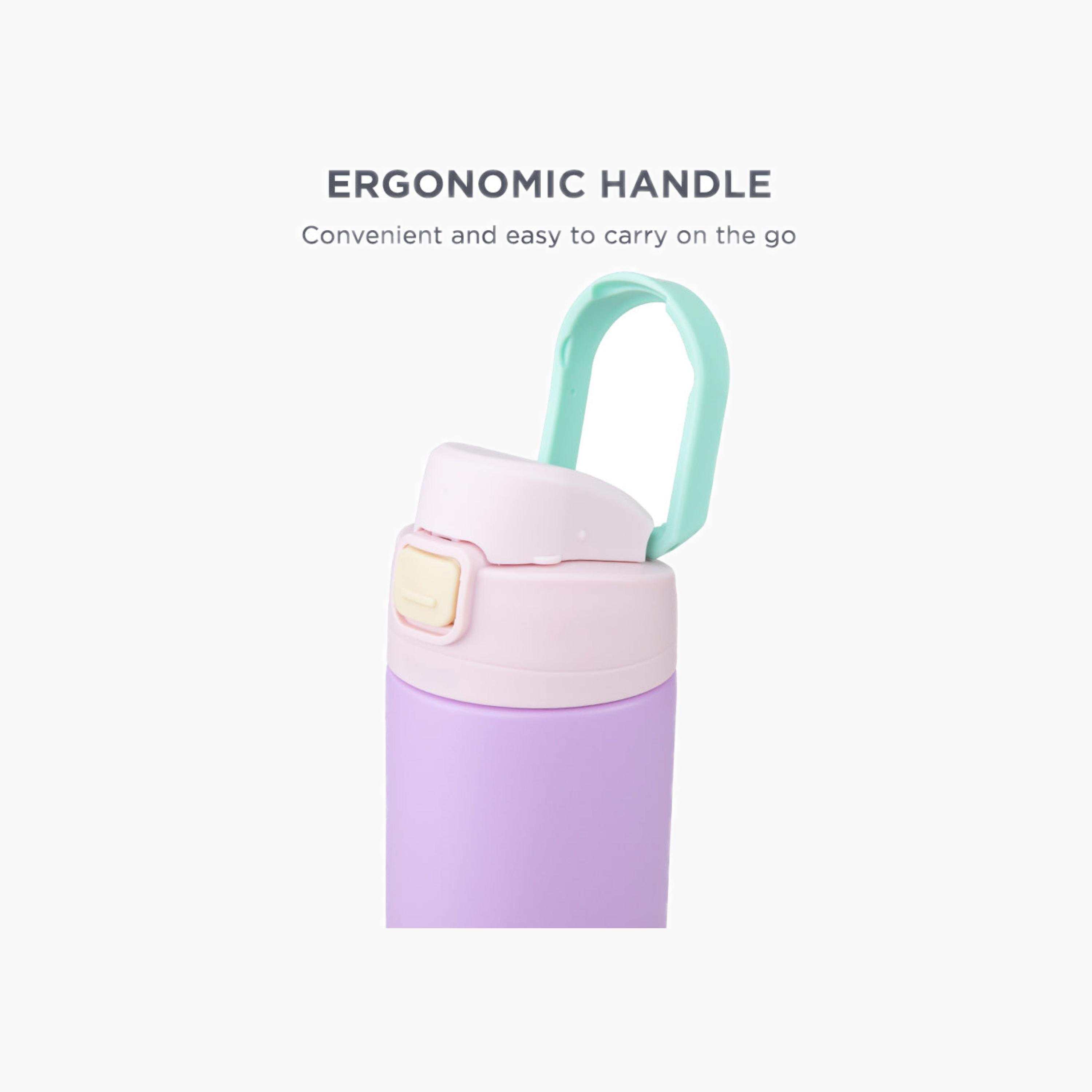 قارورة مياه سادة ستانليس ستيل بفوهة وغطاء قلاب من هايدروبرو - 720 مل-school-waterbottles-image-4