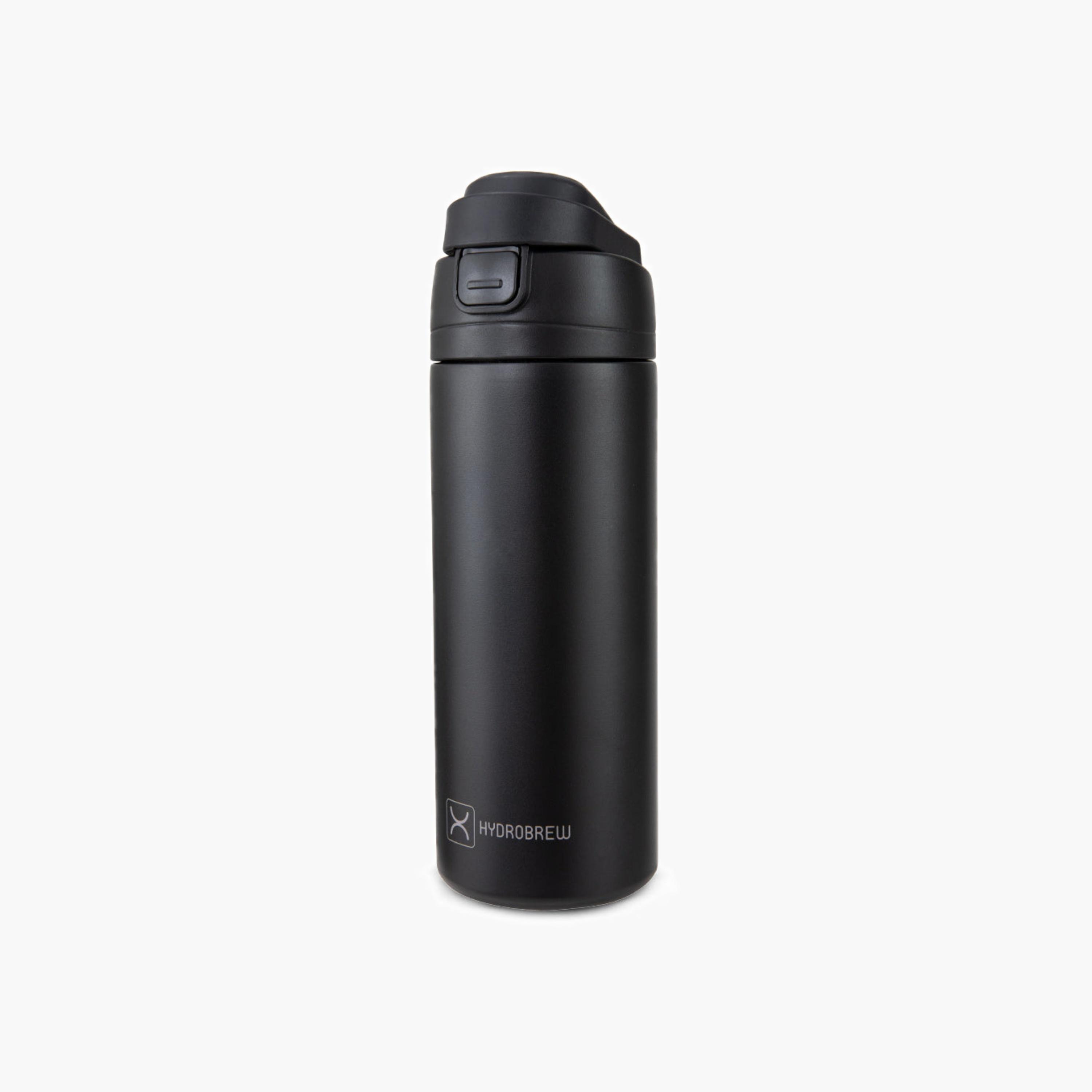 Hydrobrew Solid Stainless Steel Water Bottle with Spout and Flip Lid - 720 ml-school-waterbottles-image-1
