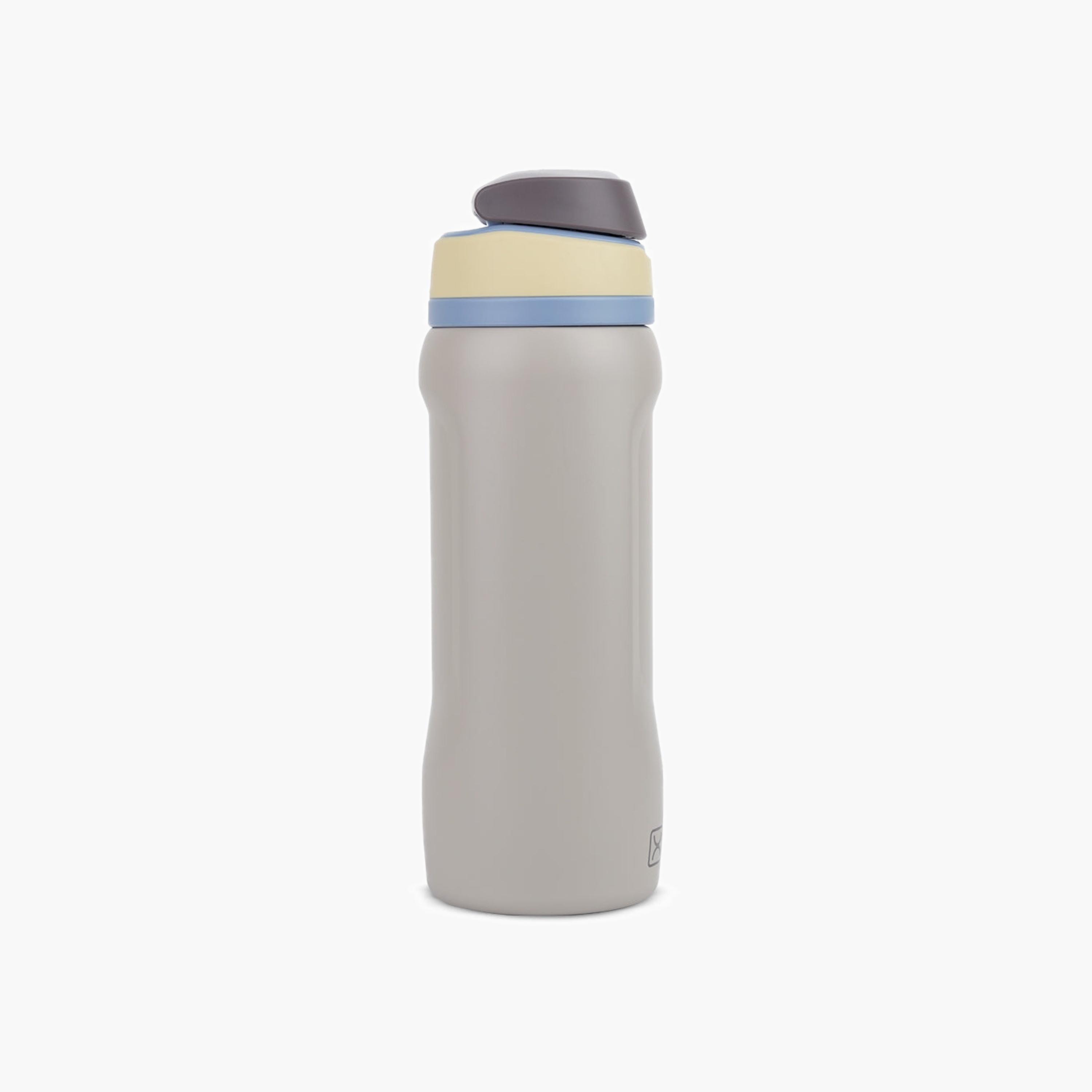 Hydrobrew Solid Stainless Steel Water Bottle with Spout and Flip Lid - 1000 ml-school-waterbottles-image-1