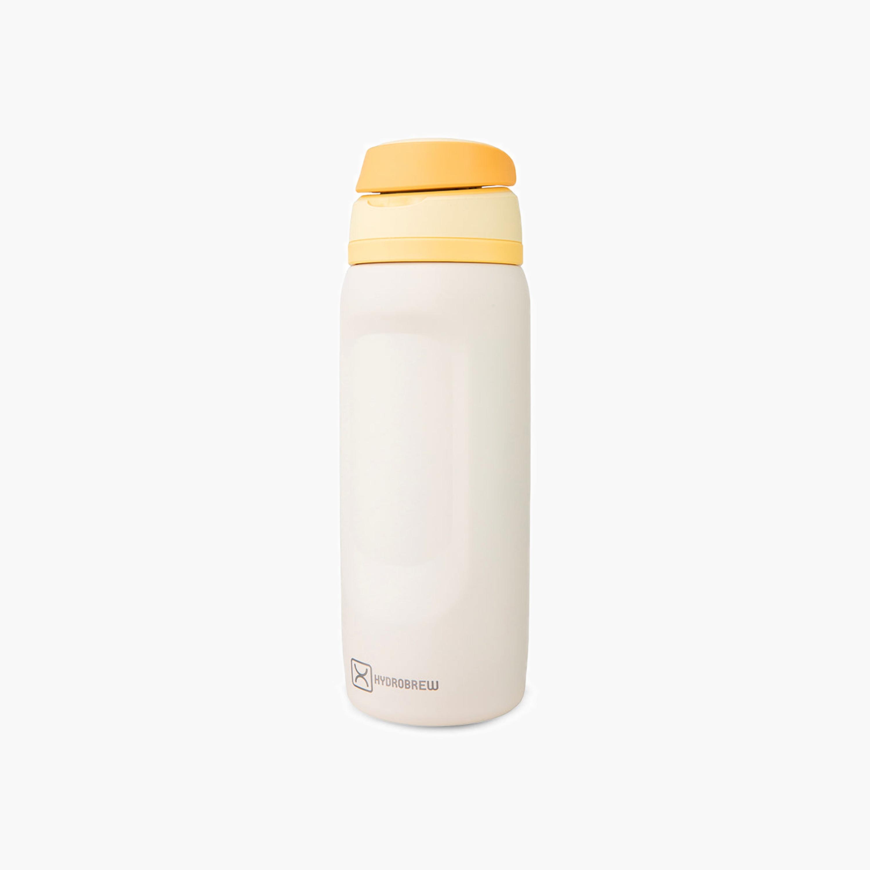 Hydrobrew Solid Stainless Steel Water Bottle with Spout and Flip Lid - 1000 ml-school-waterbottles-image-1