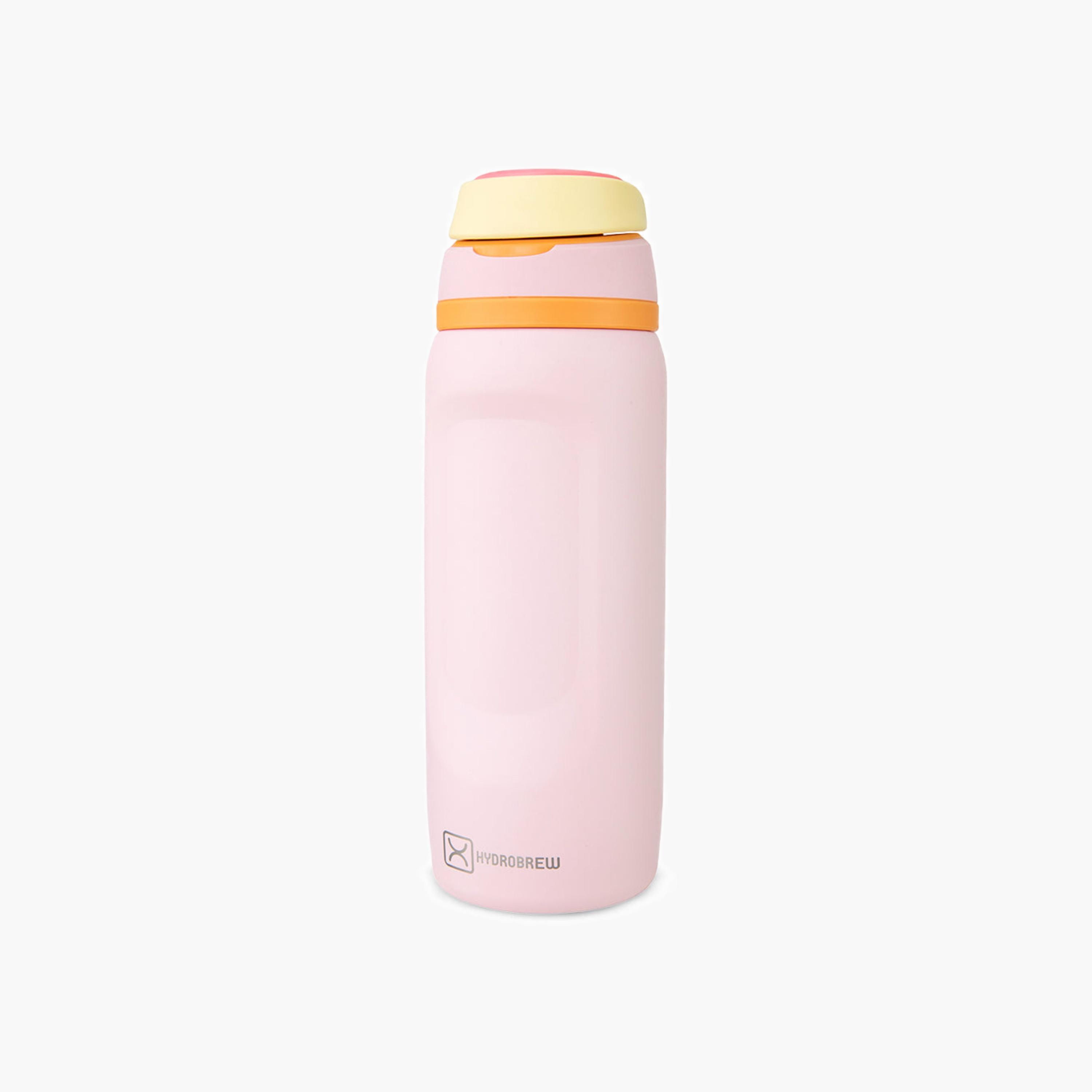 Hydrobrew Solid Stainless Steel Water Bottle with Spout and Flip Lid - 1000 ml-school-waterbottles-image-4