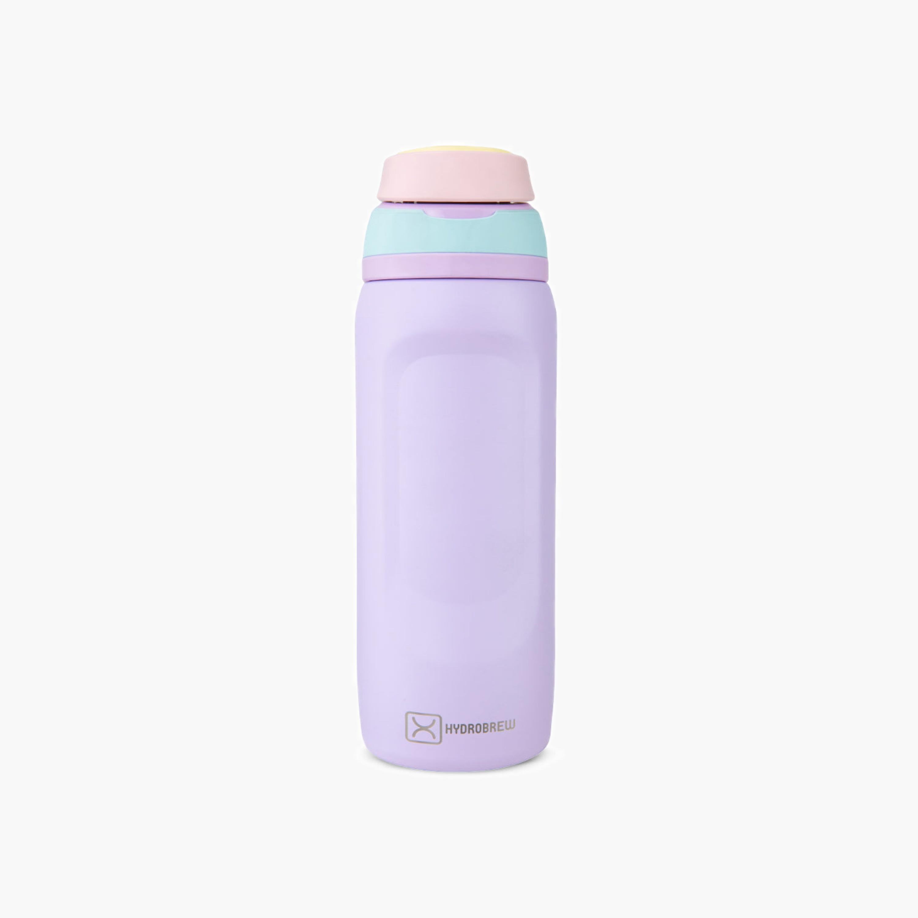 Hydrobrew Solid Stainless Steel Water Bottle with Spout and Flip Lid - 1000 ml-school-waterbottles-image-3
