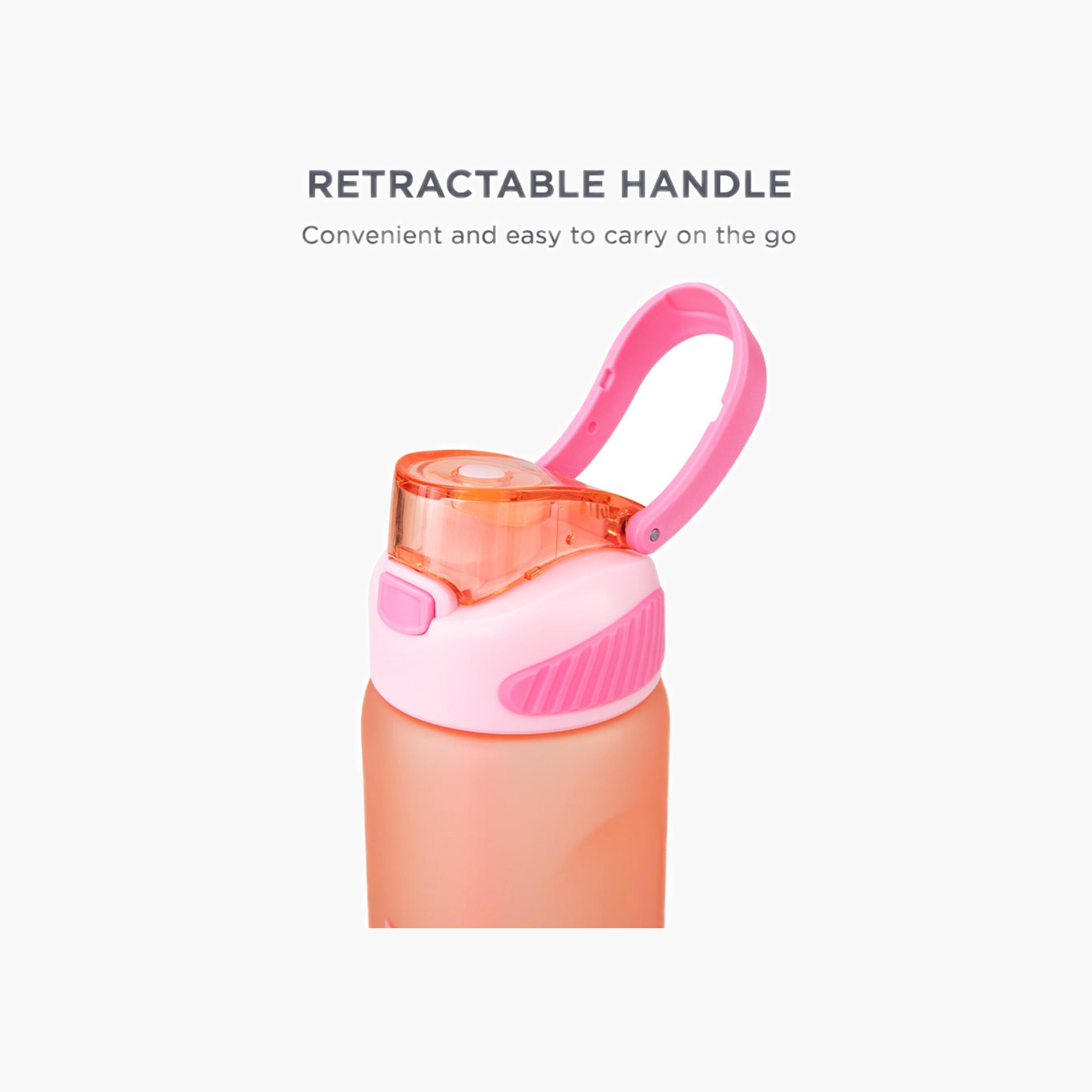 قارورة مياه تريتان سادة بفوهة ومقبض من هايدروبرو - 1 لتر-school-waterbottles-image-5