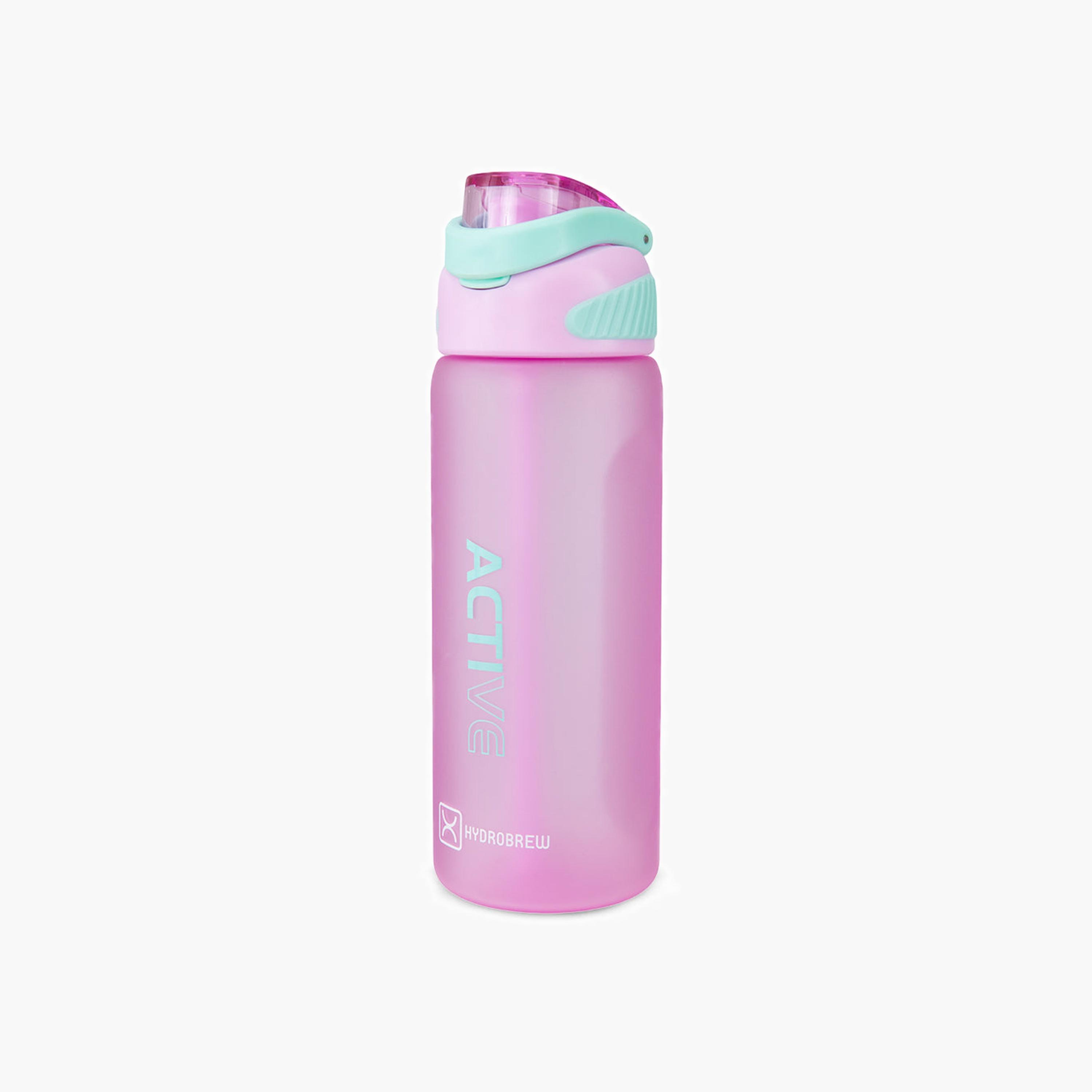قارورة مياه تريتان سادة بفوهة ومقبض من هايدروبرو - 1 لتر-school-waterbottles-image-1