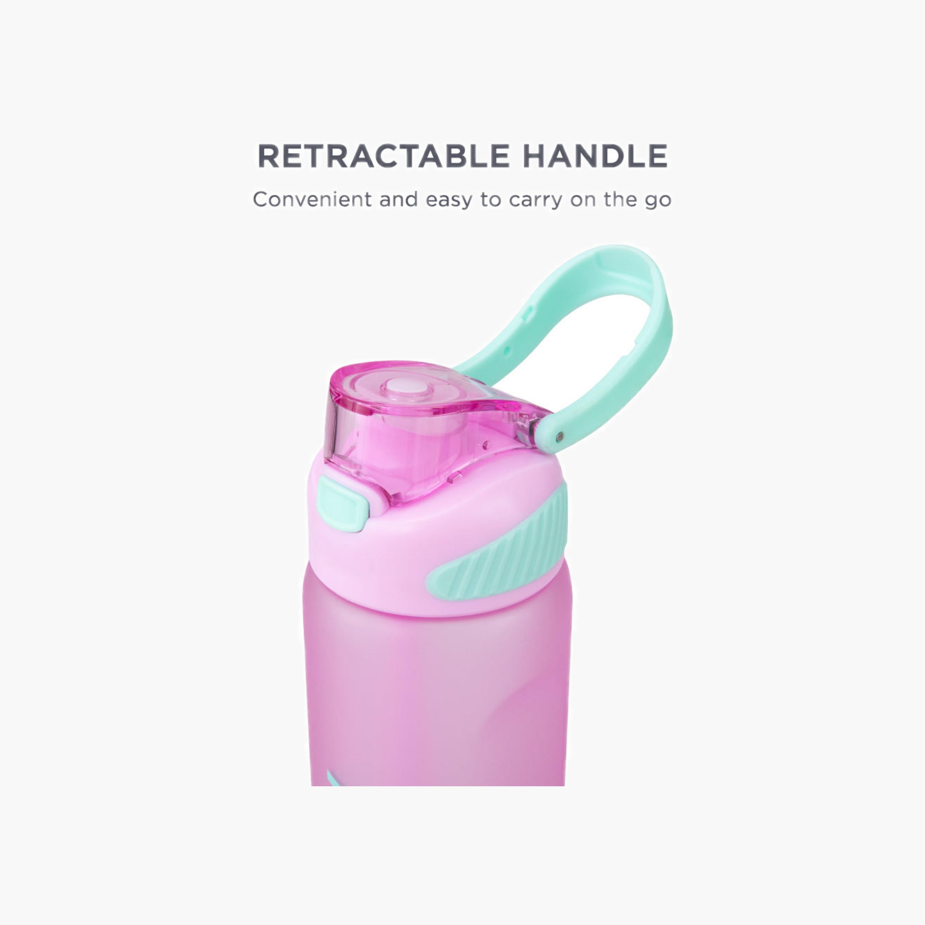 قارورة مياه تريتان سادة بفوهة ومقبض من هايدروبرو - 1 لتر-school-waterbottles-image-6