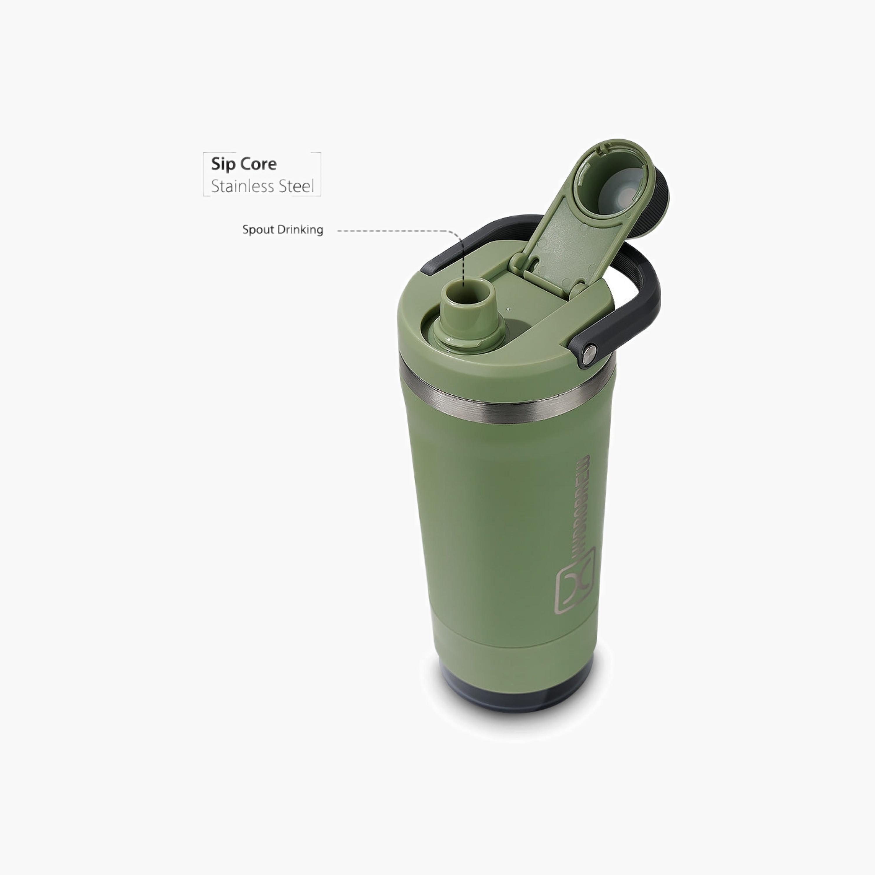قارورة مياه سادة ستانليس ستيل بفوهة وقاعدة تريتان من هايدروبرو - 720 مل-school-waterbottles-image-4