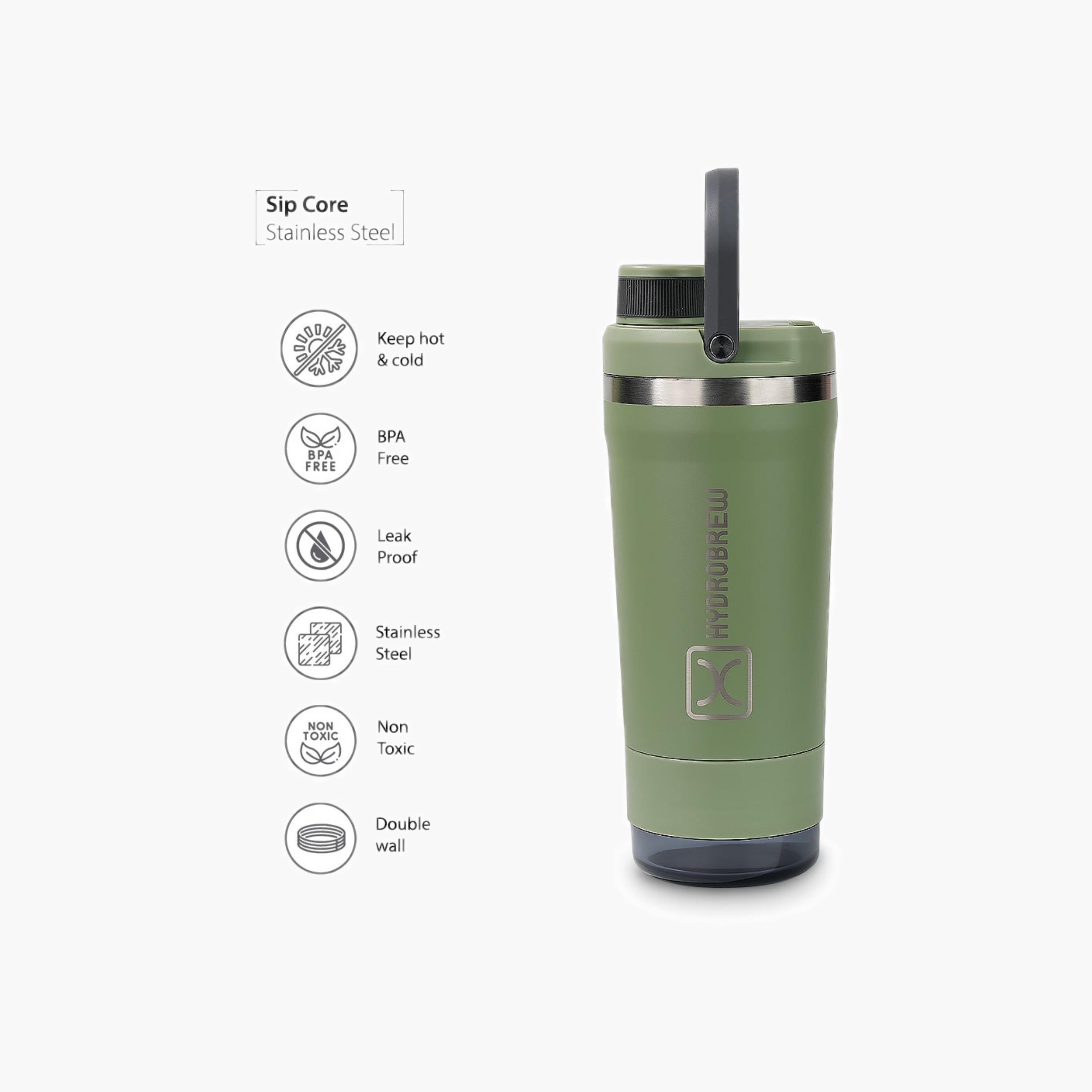 قارورة مياه سادة ستانليس ستيل بفوهة وقاعدة تريتان من هايدروبرو - 720 مل-school-waterbottles-image-6