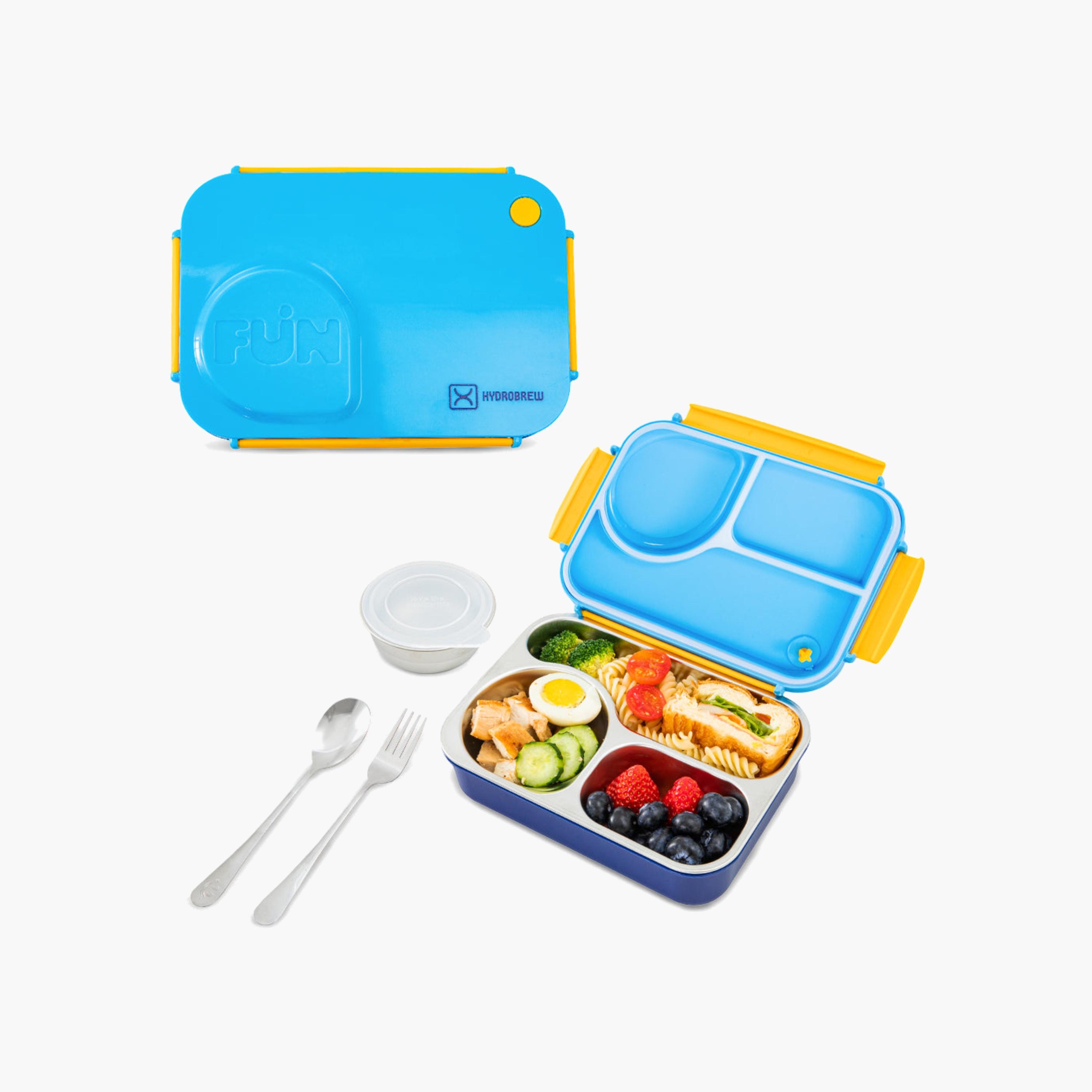 طقم علب غداء من الفولاذ المقاوم للصدأ من هيدروبرو-school-lunchessentials-lunchboxes-image-1
