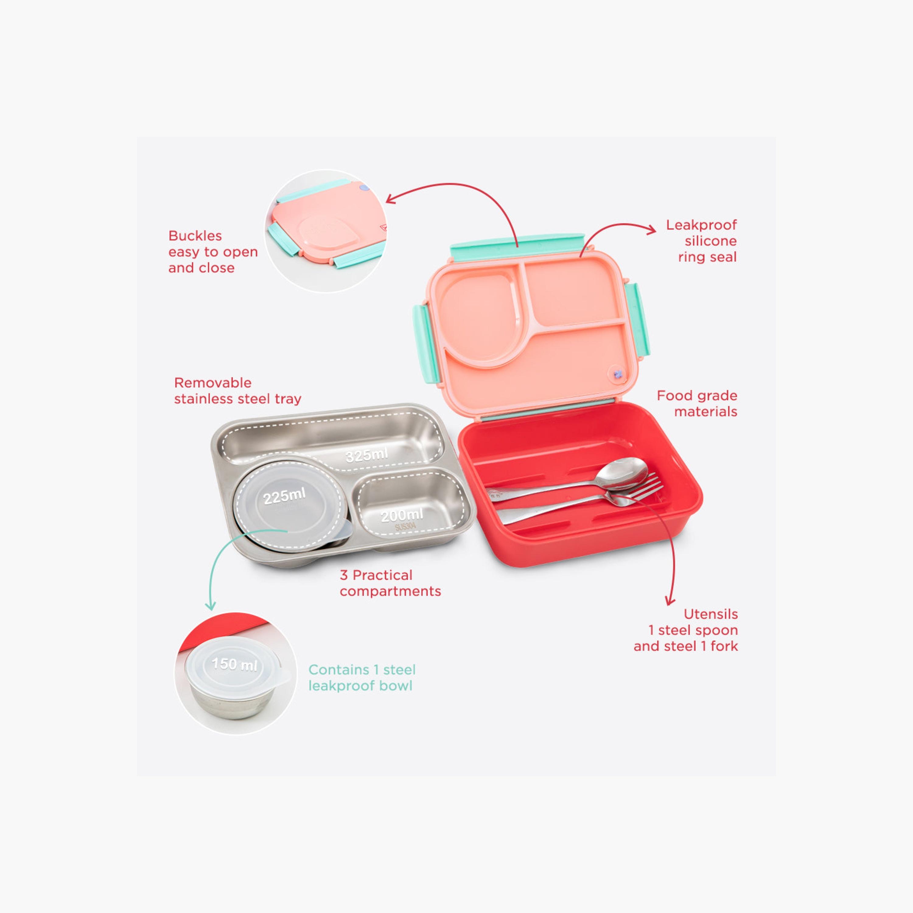 طقم علب غداء من الفولاذ المقاوم للصدأ من هيدروبرو-school-lunchessentials-lunchboxes-image-3