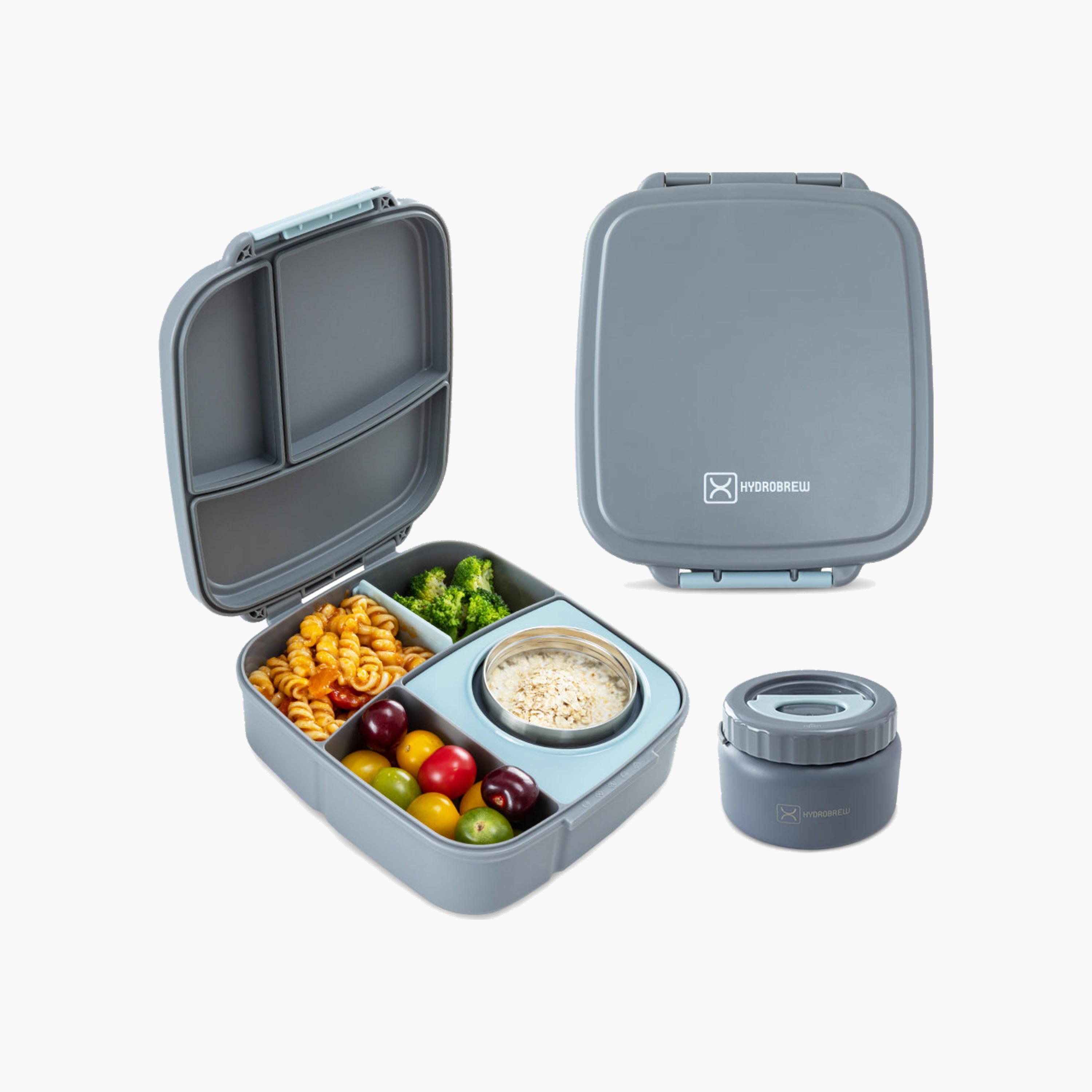 علبة غداء هايدروبرو ميجا فليكس بينتو مع زجاجة ماء معزولة مزودة بمفتاح للشرب-school-lunchessentials-lunchboxes-image-2