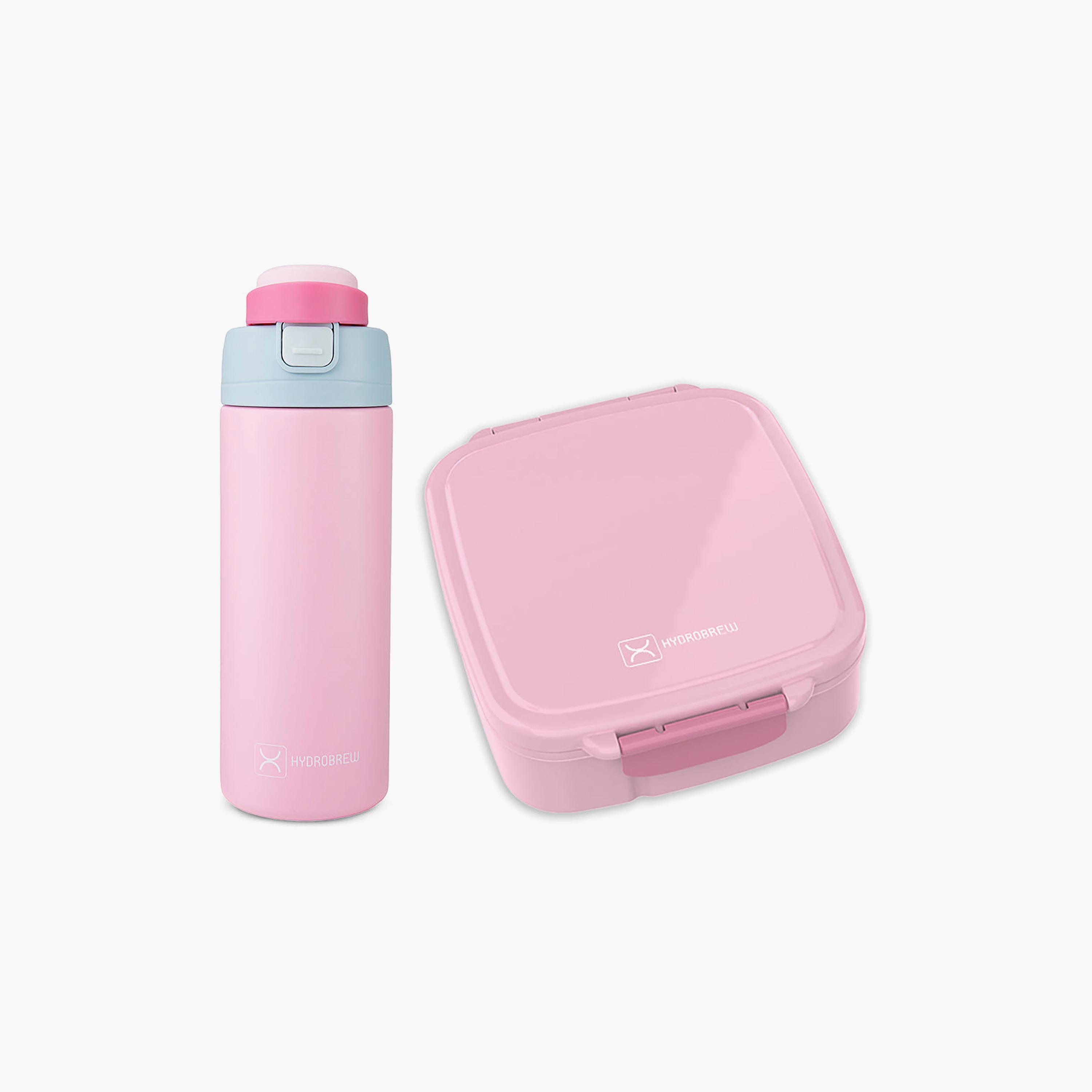 Hydrobrew Mega Flex Bento Lunch Box With Sip Switch Insulated Water Bottle-school-lunchessentials-lunchboxes-image-1