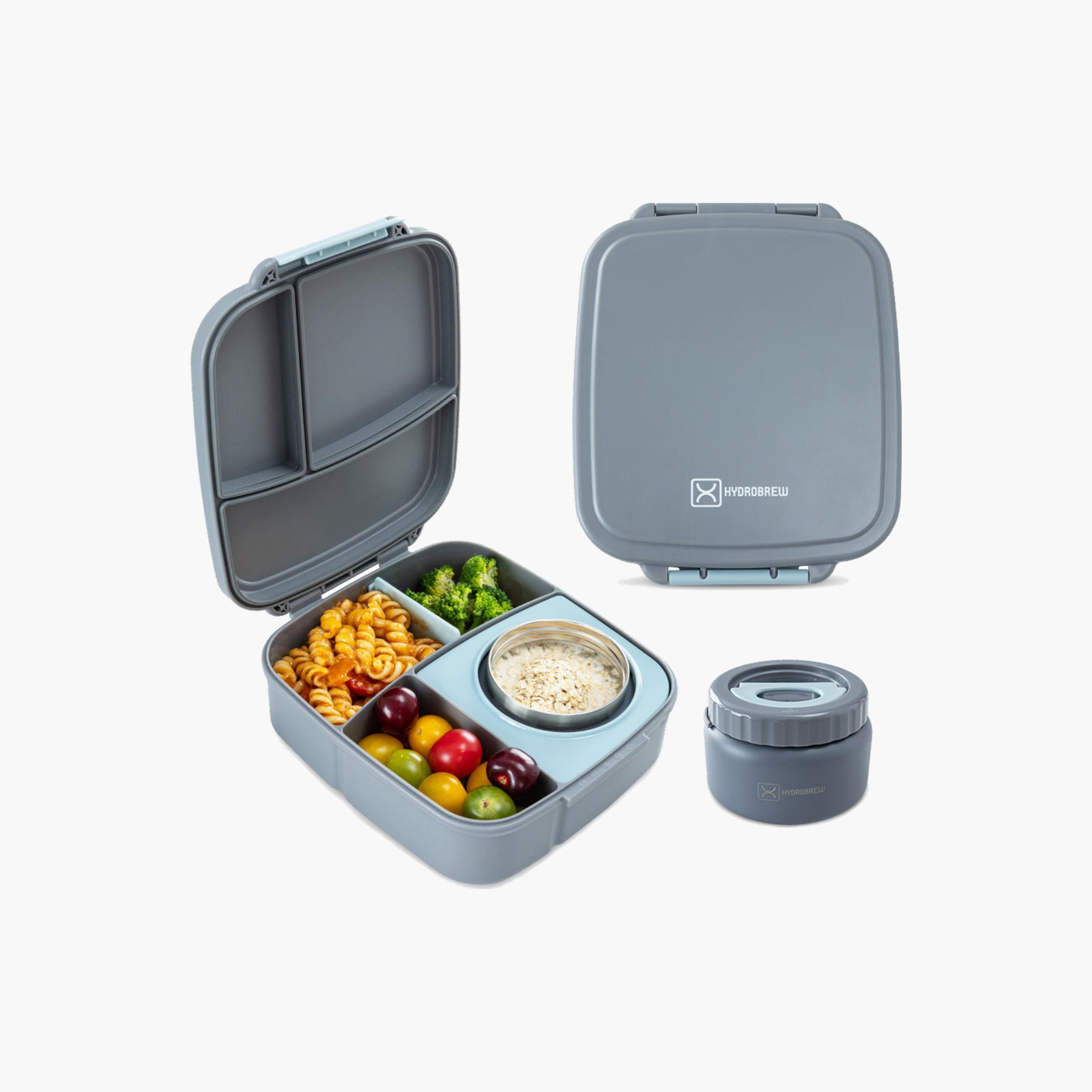 علبة غداء هايدروبرو ميجا فليكس بينتو مع زجاجة ماء مزودة بمفتاح للشرب-school-lunchessentials-lunchboxes-image-1