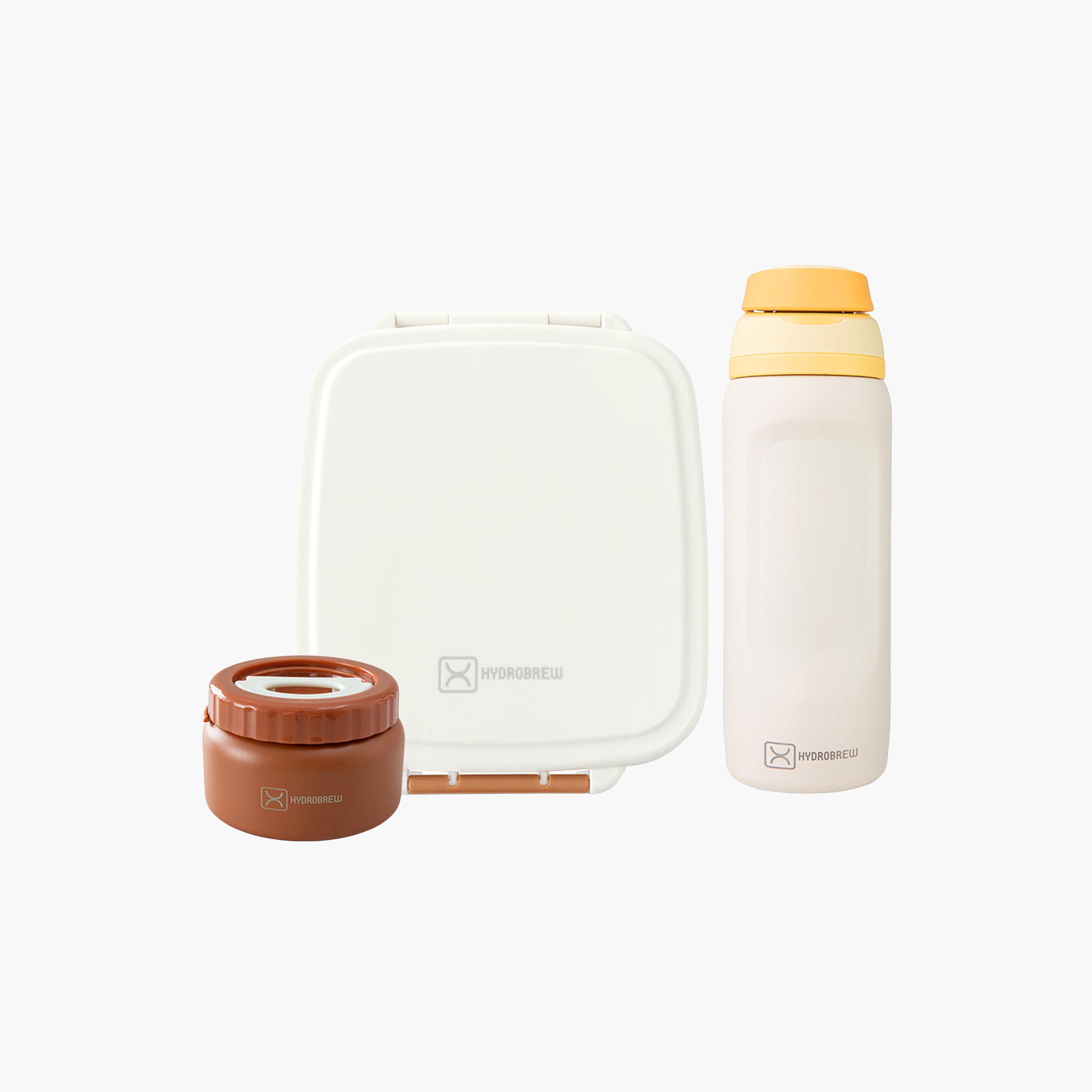 علبة غداء هايدروبرو ميجا فليكس بينتو مع زجاجة ماء مزودة بمفتاح للشرب-school-lunchessentials-lunchboxes-image-1