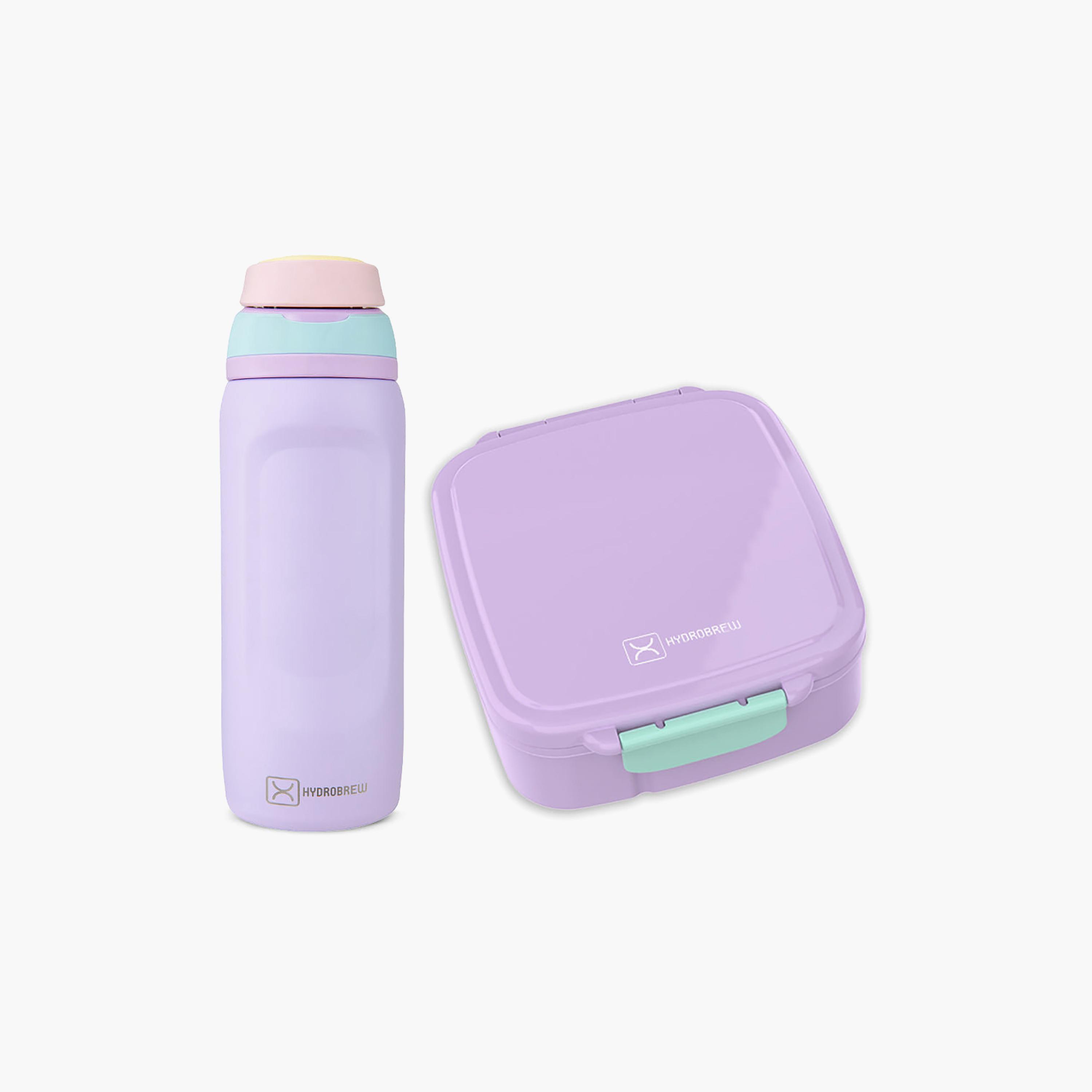 Hydrobrew Mega Flex Bento Lunch Box With Sip Switch Water Bottle-school-lunchessentials-lunchboxes-image-1