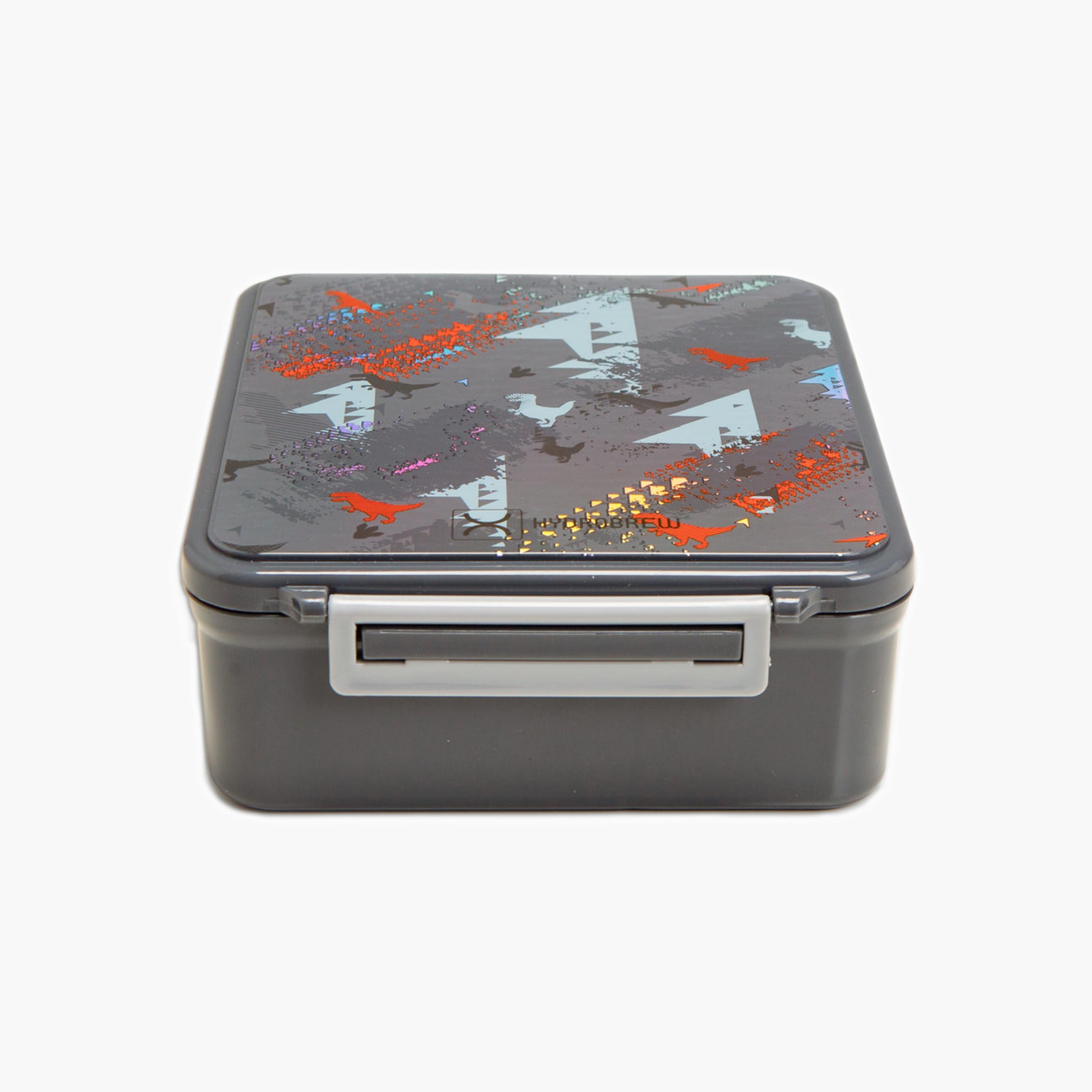 علبة بينتو مطبوعة بنقشة هيدروبرو مع مرطبان فولاذي-school-lunchessentials-lunchboxes-image-2